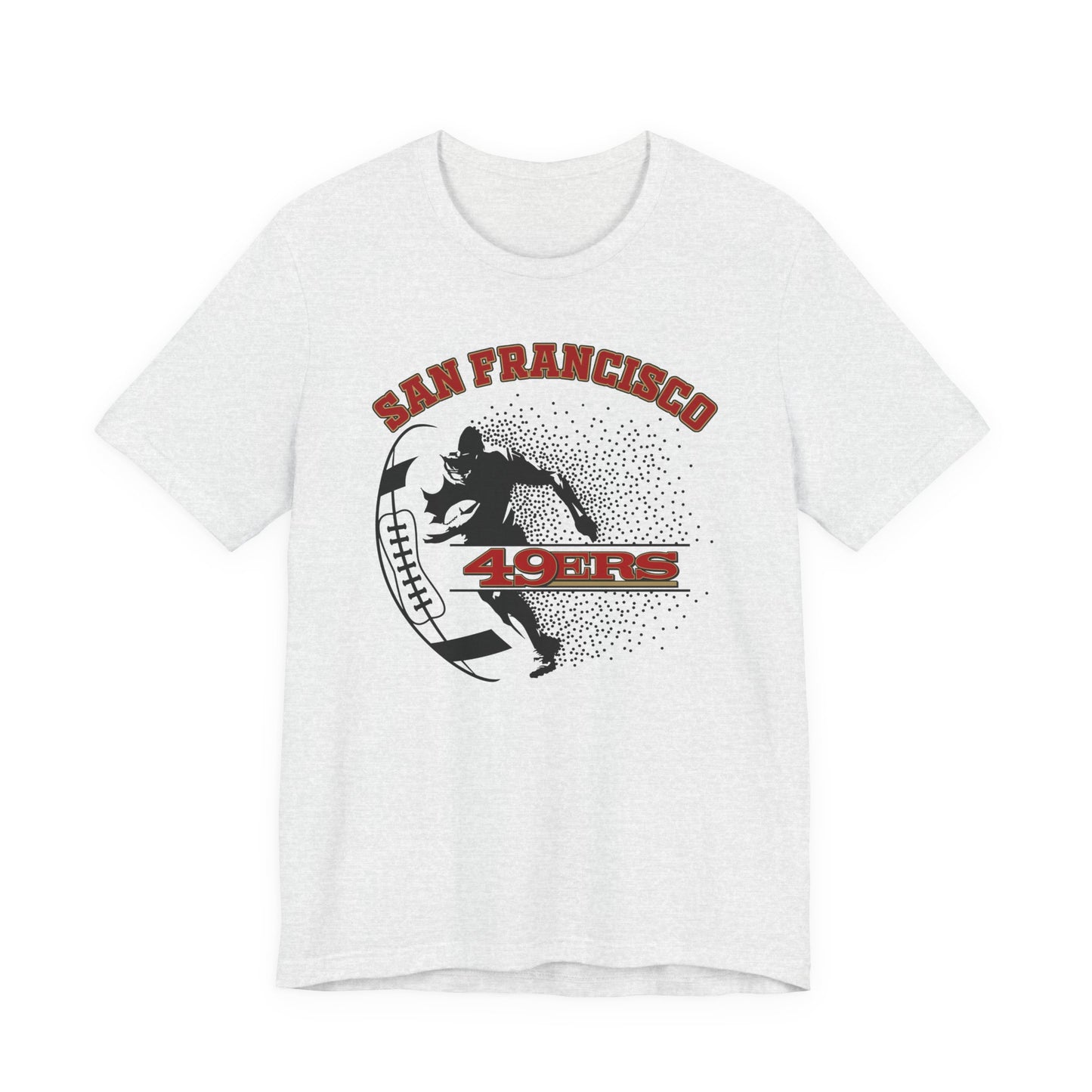 ๐ฅ Bold Red & Black Jersey Graphic Tee โ Vintage Vibes for Every Fan ๐ฏ