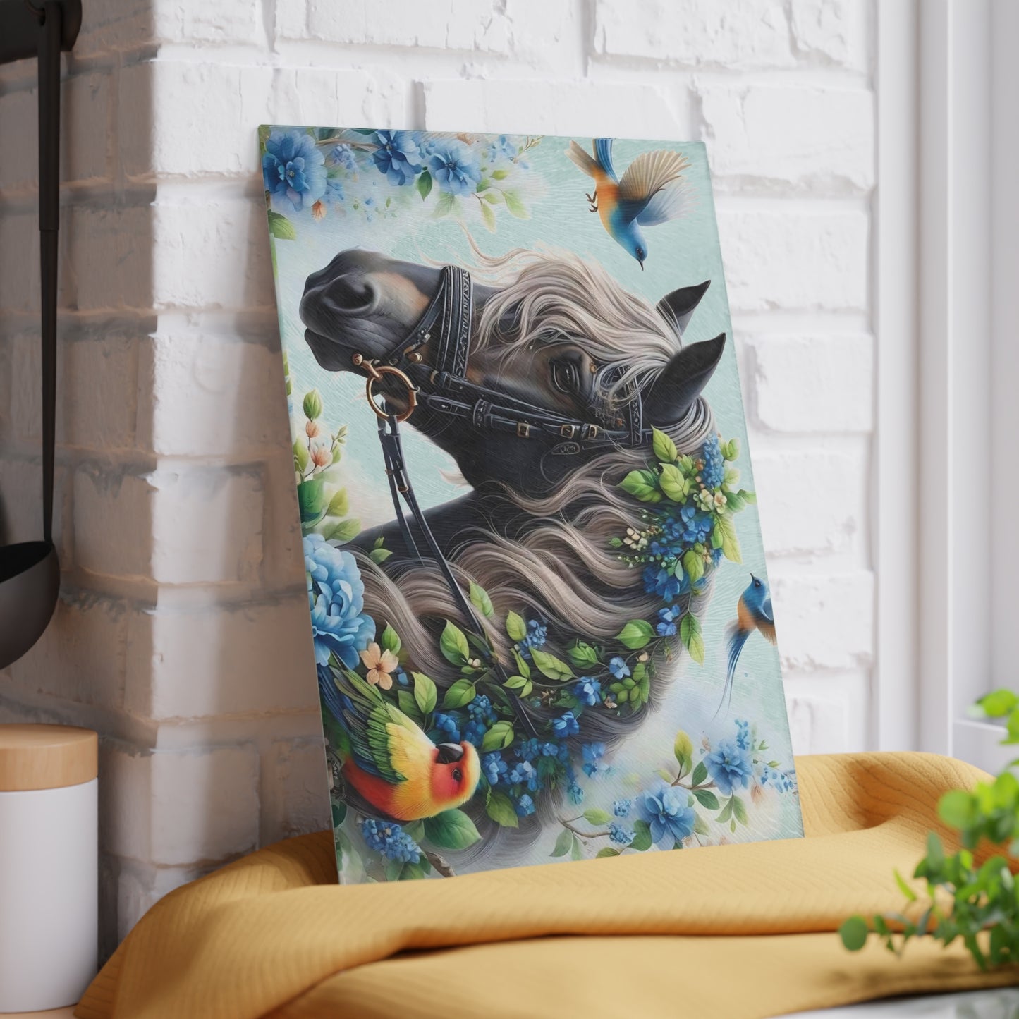 Hermosa tabla de cortar marrón, tabla de cortar de vidrio templado, tabla de charcutería, tabla de cortar, regalo de inauguración de la casa, tabla de cortar personalizada