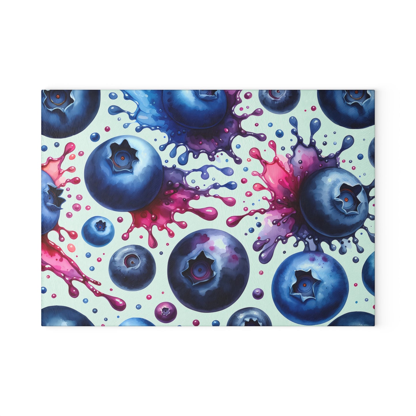 🫐 Blueberry Splash Cutting Board – Bursting with Juicy Color for Your Kitchen