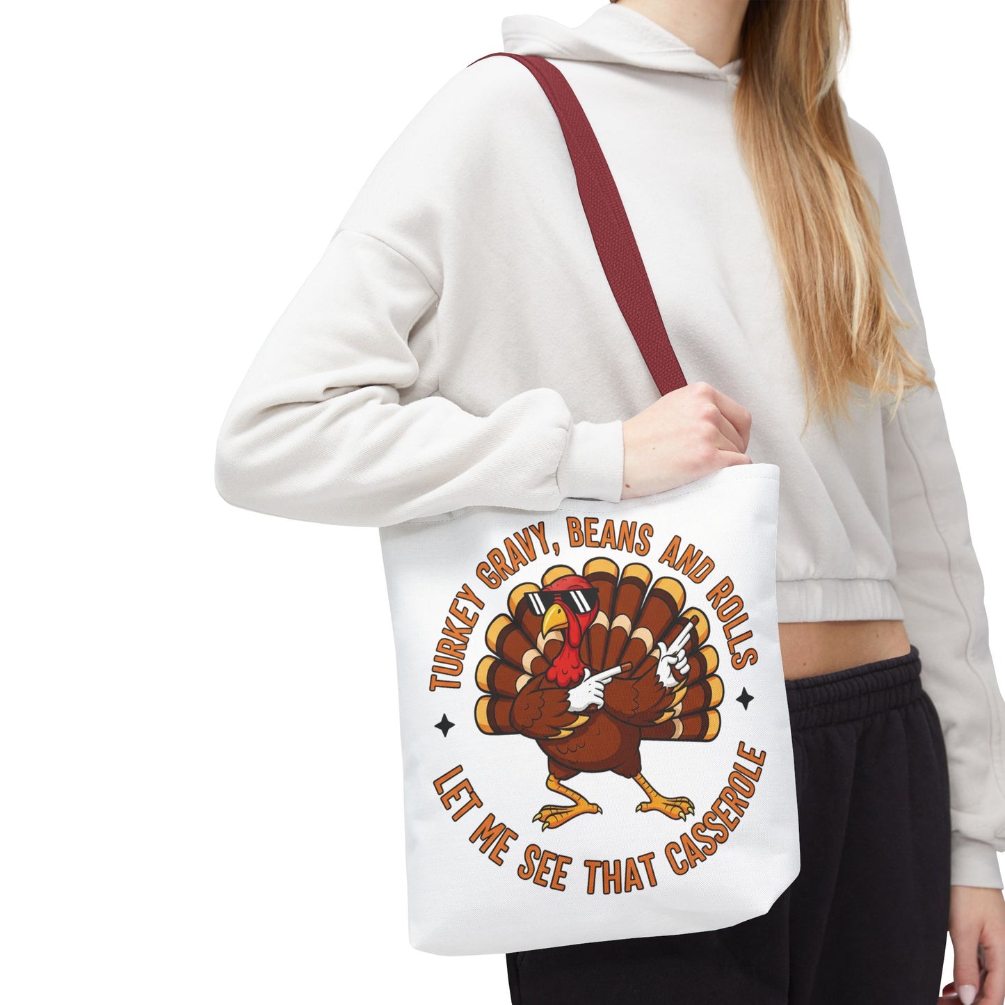 🦃 Thanksgiving Turkey Tote Bag – Let Me See That Casserole Style 🍠🎶