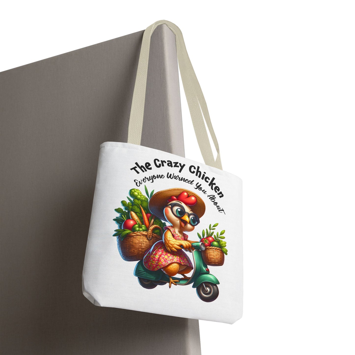 Bolsa de compras divertida con diseño de pollo: un encantador diseño de granja fresca 🐔