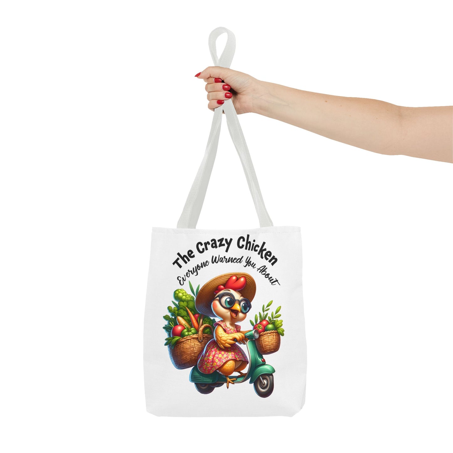 Bolsa de compras divertida con diseño de pollo: un encantador diseño de granja fresca 🐔