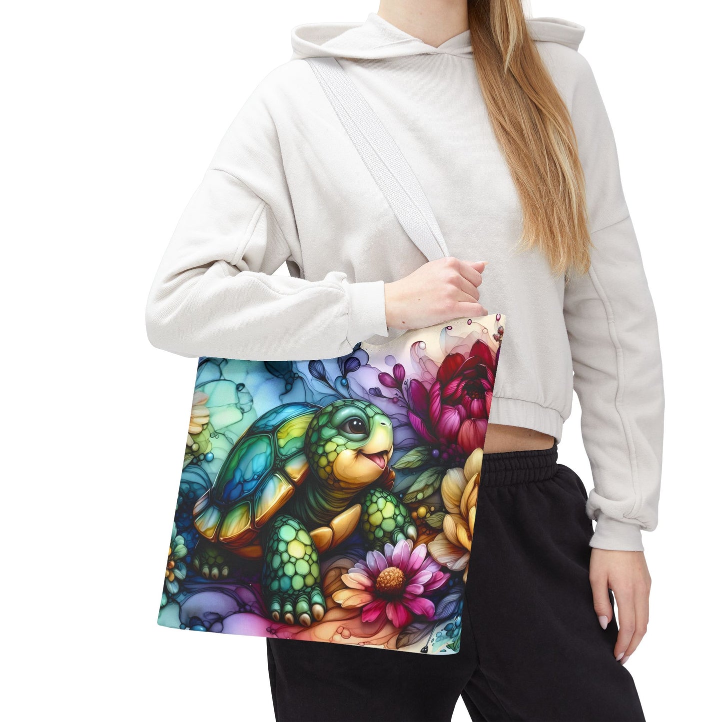 Bolsa de mano - Diseño de tortugas coloridas