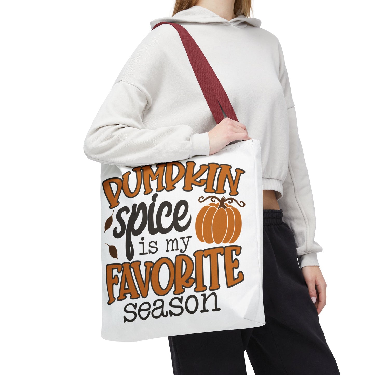 ๐ Pumpkin Spice Is My Favorite Season Tote Bag โ Fall Vibes You Can Carry ๐๐