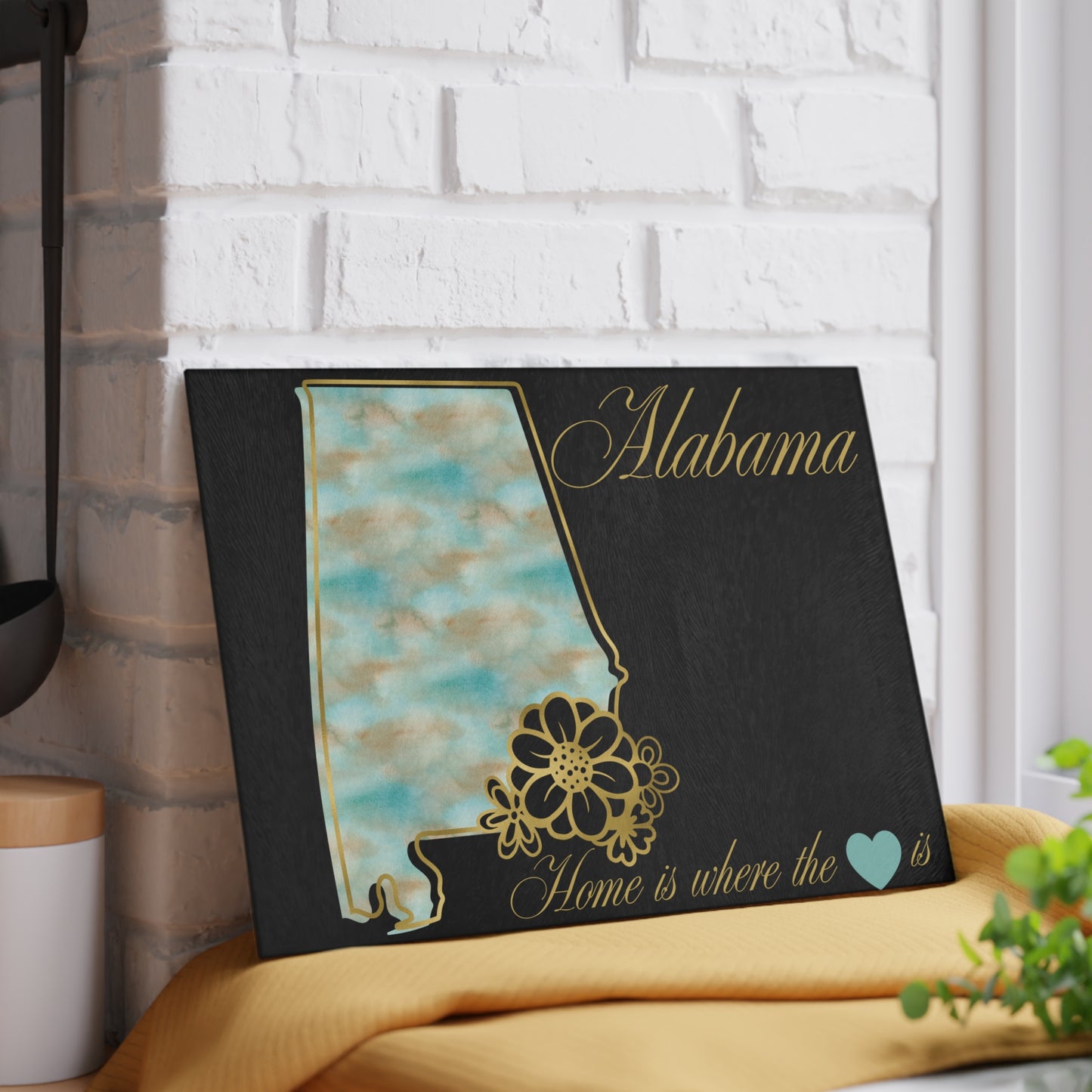 💙 Alabama State Cutting Board – Elegant Southern Charm in Every Slice
