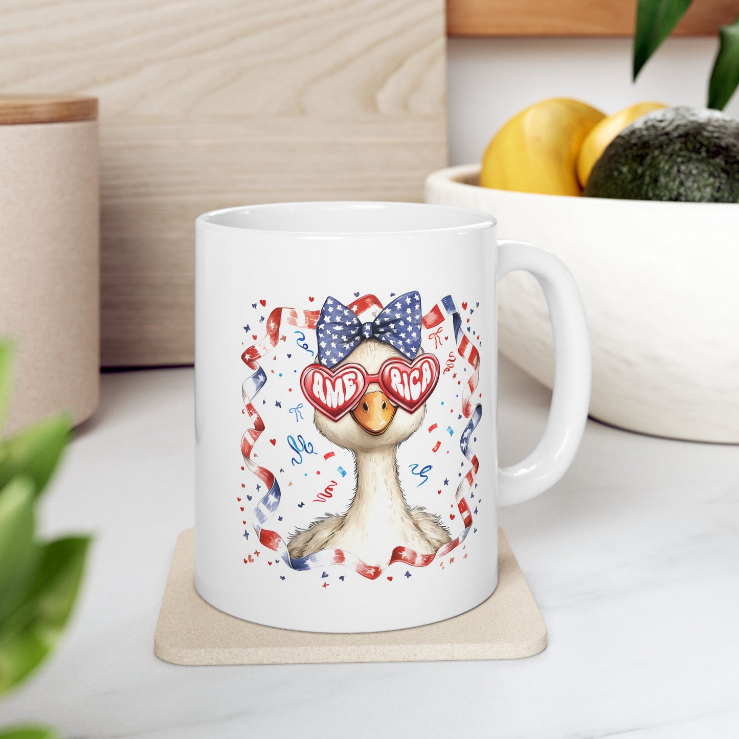 𦢠America Goose Mug ā Celebrate the 4th of July with Patriotic Fun! USA