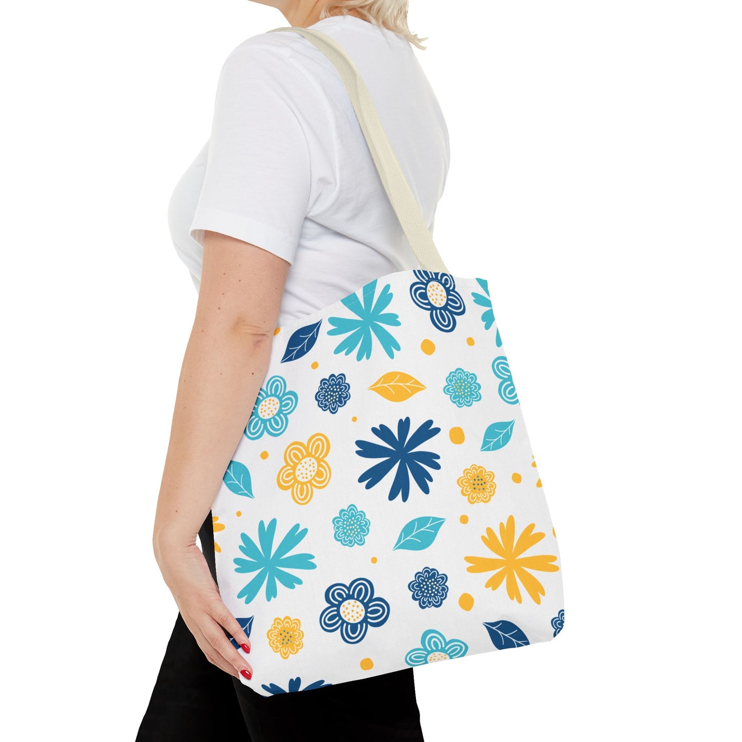 🌸 Elegante bolso tote floral: un accesorio chic y versátil para el día a día 🌿