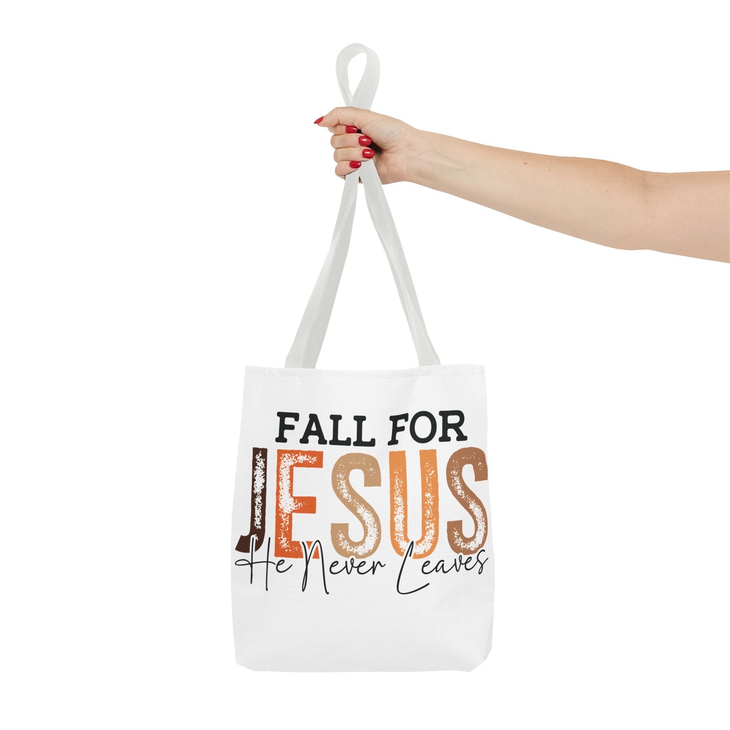 🙏 Fall for Jesus Tote Bag – Faith, Style & Autumn Charm 🍂👜