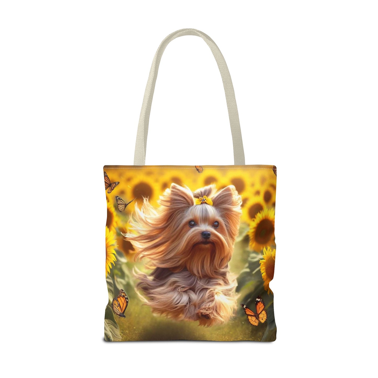 Adorable bolso de mano Yorkie: ¡perfecto para los amantes de los perros en movimiento!