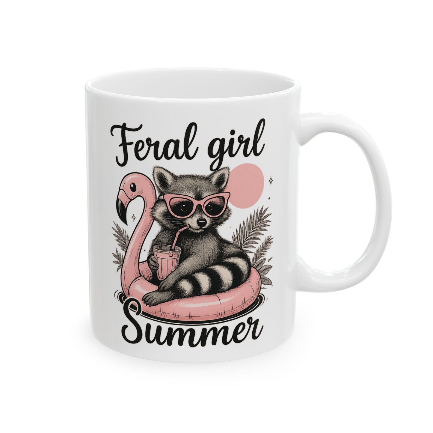 Taza de mapache de Feral Girl Summer