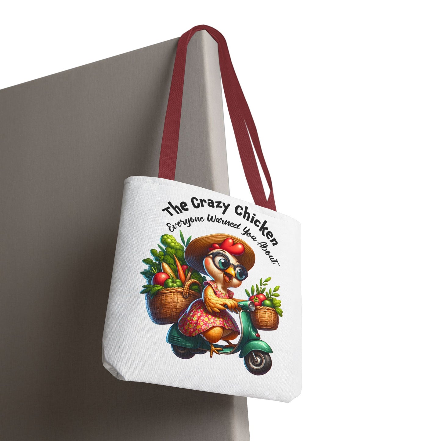 Bolsa de compras divertida con diseño de pollo: un encantador diseño de granja fresca 🐔
