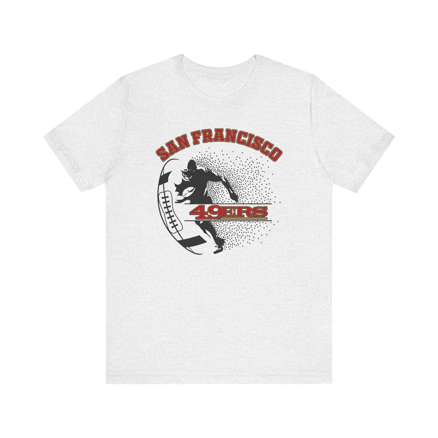 ๐ฅ Bold Red & Black Jersey Graphic Tee โ Vintage Vibes for Every Fan ๐ฏ