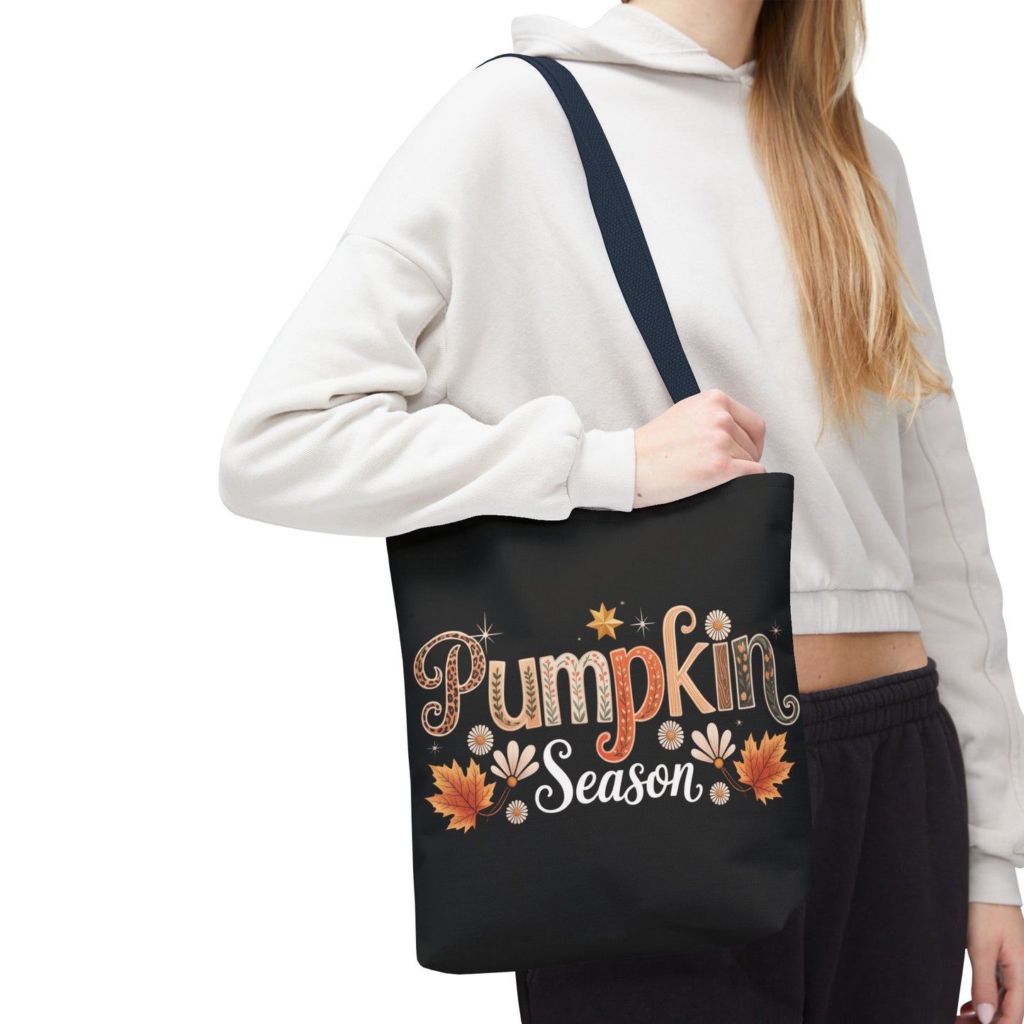 ๐ Pumpkin Season Tote Bag โ Autumn Vibes You Can Carry ๐๐
