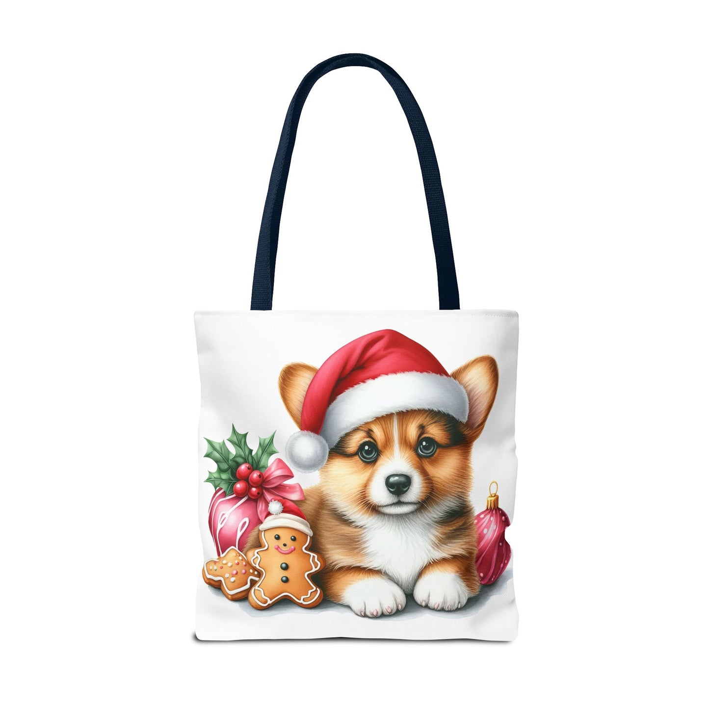 🎄 Corgi Christmas Cookie Tote – Sweet Holiday Charm for Dog Lovers 🐾