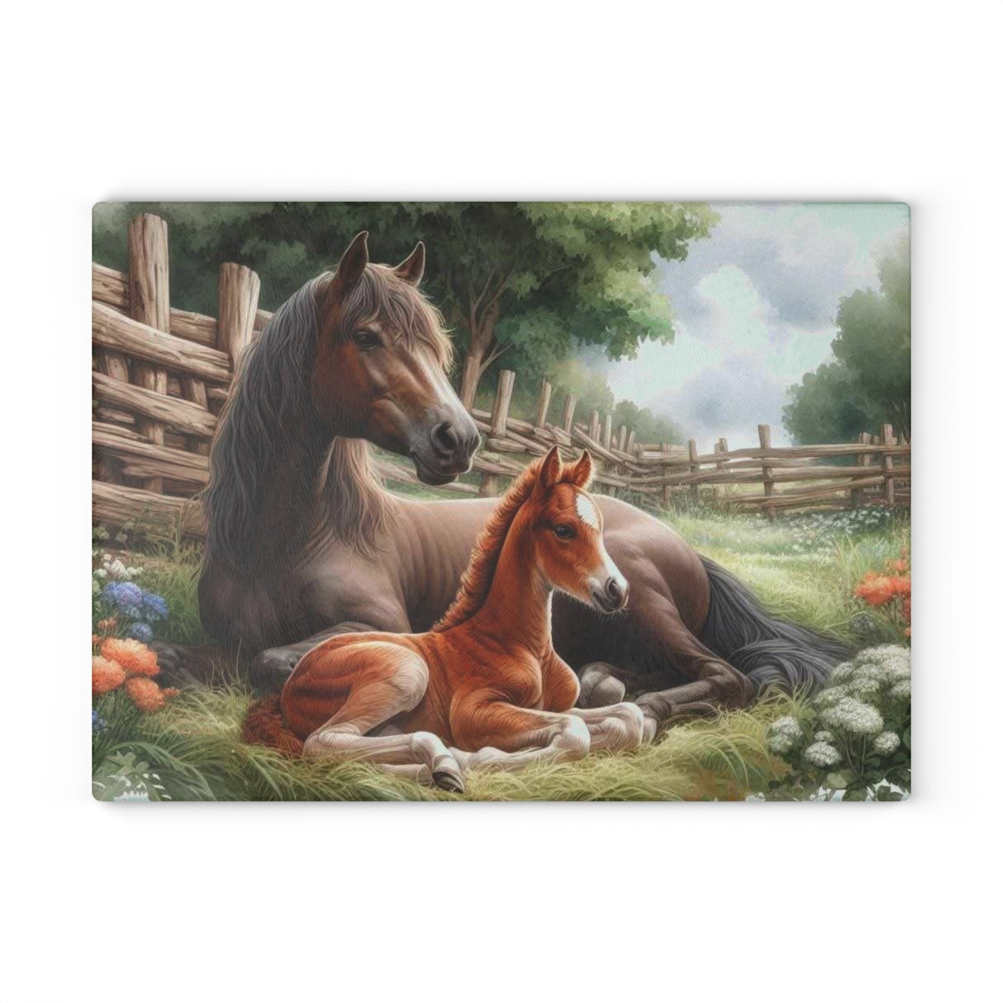 Horse cutting board, farm life decor, farmhouse design, nature-inspired gift, horse lover gift, rustic home accents Charcuterie Board