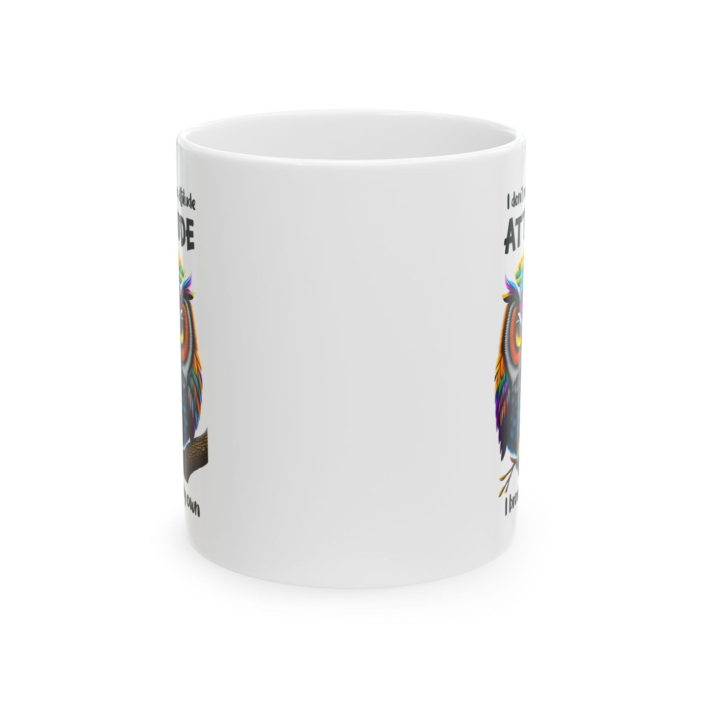 🦉 Búho colorido: taza de café vibrante para amantes de la naturaleza y noctámbulos 🌟