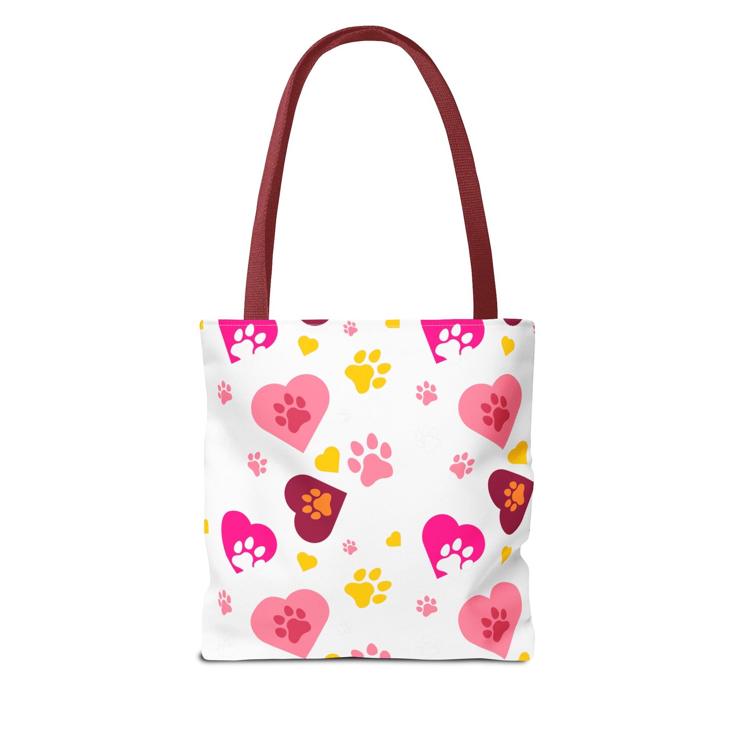 Bolsa de mano con estampado de patas y corazón | Pet Lover Everyday Carry-All