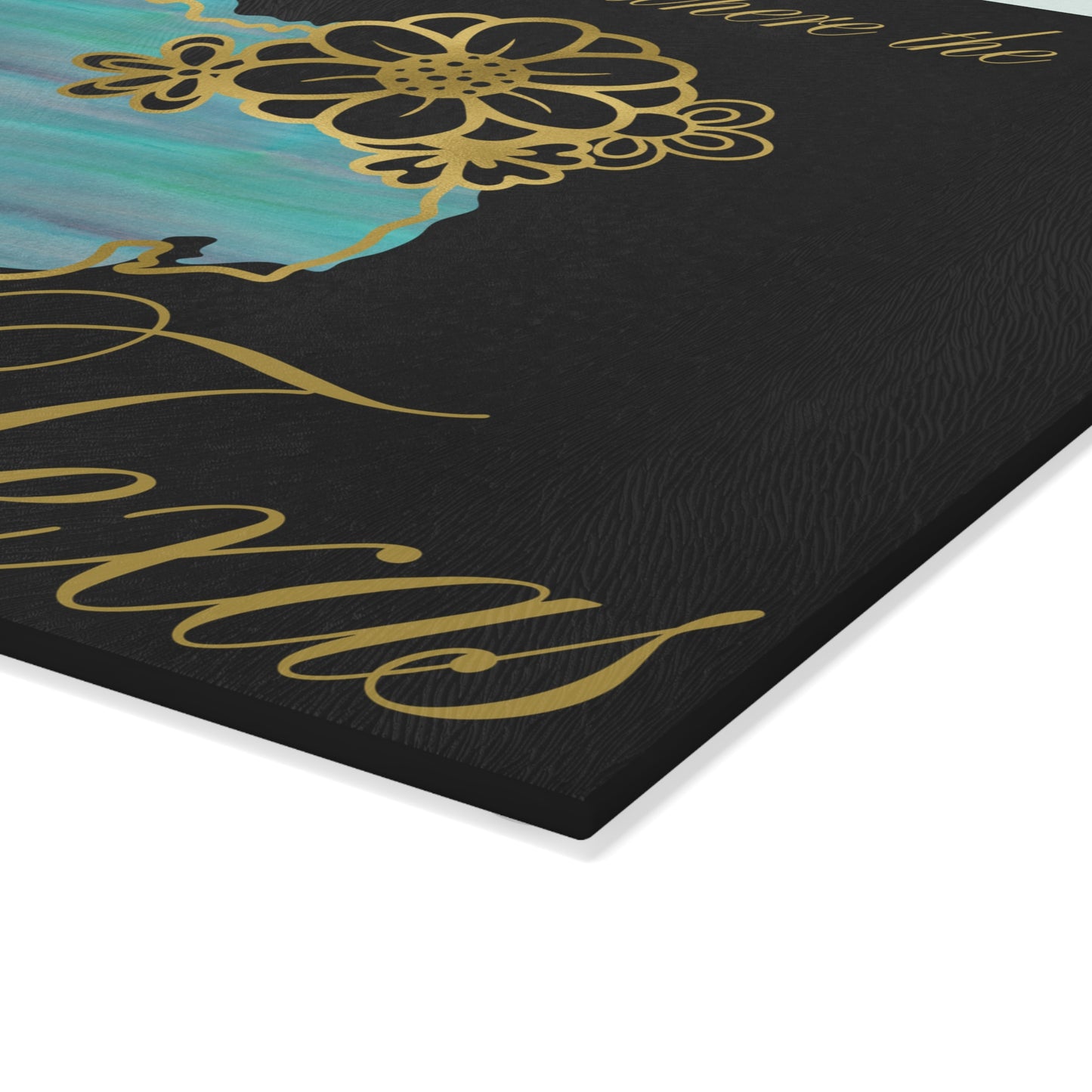 🟡 Texas Pride Floral Cutting Board – Rustic Southern Charm for Your Kitchen 🌻
