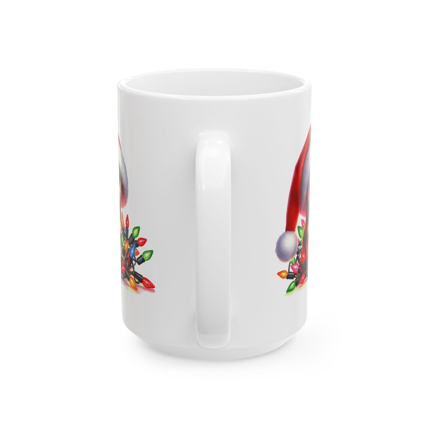 🎄 Chihuahua Christmas Lights Mug – Festive Pup Joy in Every Sip! 🐾☕