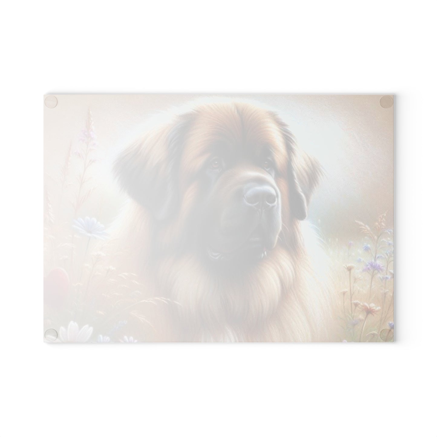🦁 Leonberger Love Cutting Board – Gentle Giant Elegance for Your Kitchen