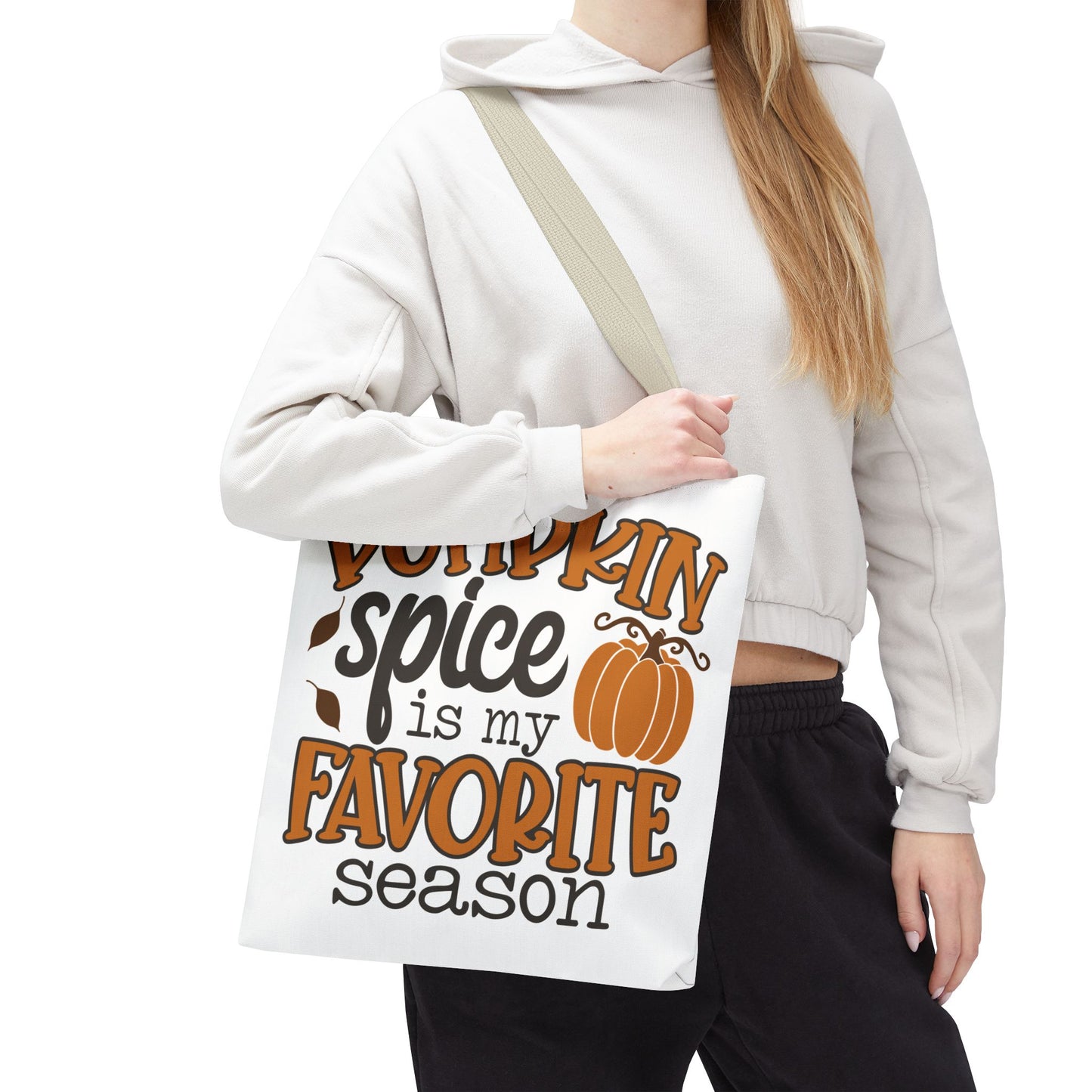 ๐ Pumpkin Spice Is My Favorite Season Tote Bag โ Fall Vibes You Can Carry ๐๐