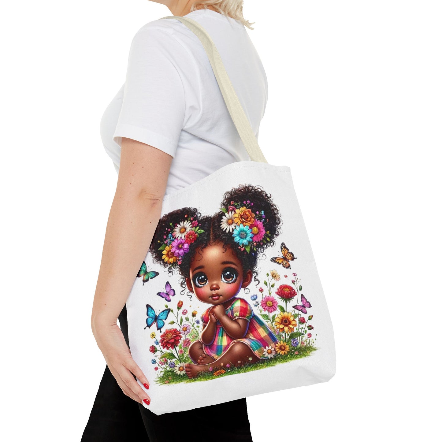 🌸 Niña de las Flores – Bolso de mano adorable y colorido para todas las edades 🌼