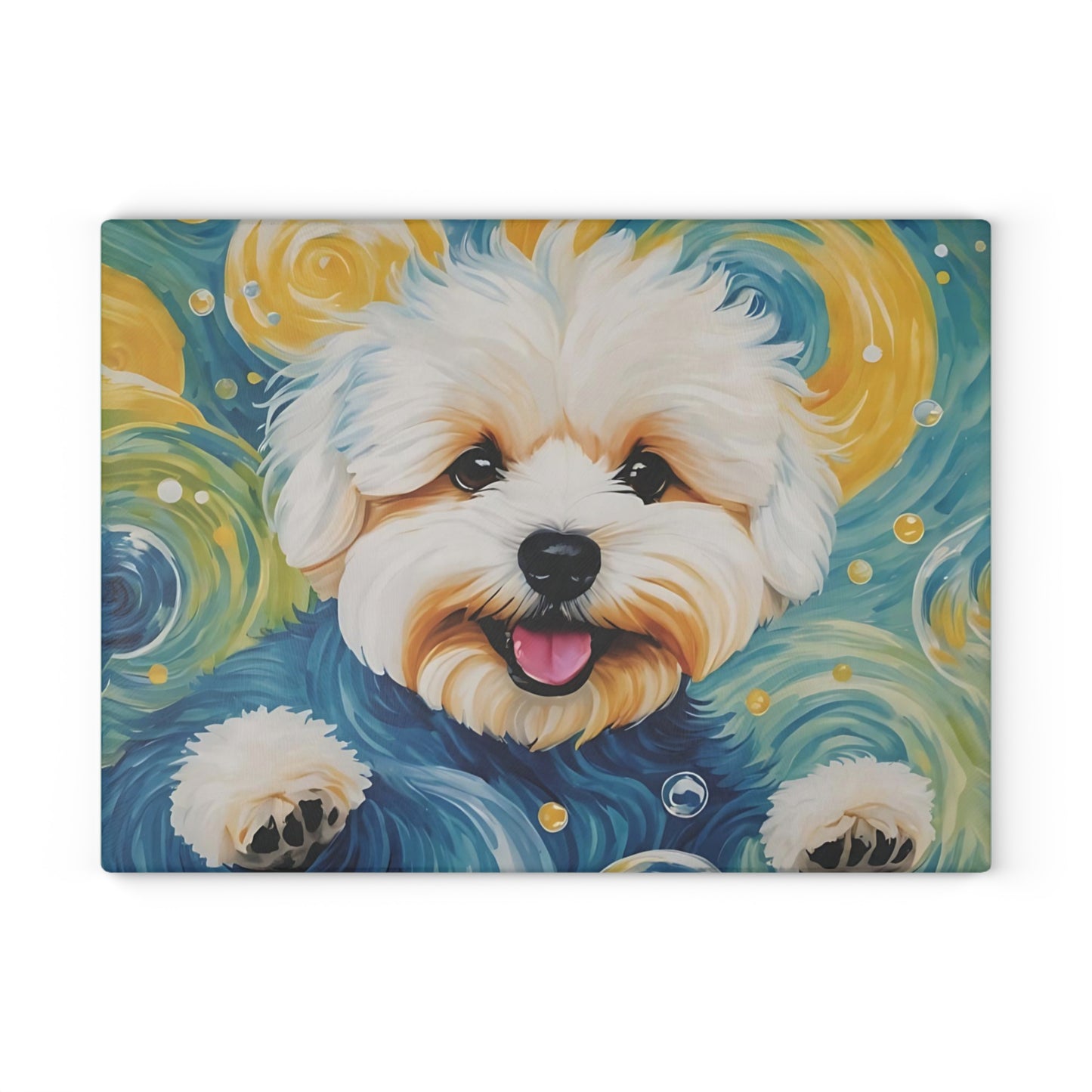 🐶✨ Bichon Frise Cutting Board – Fluffy Charm for Your Kitchen Décor