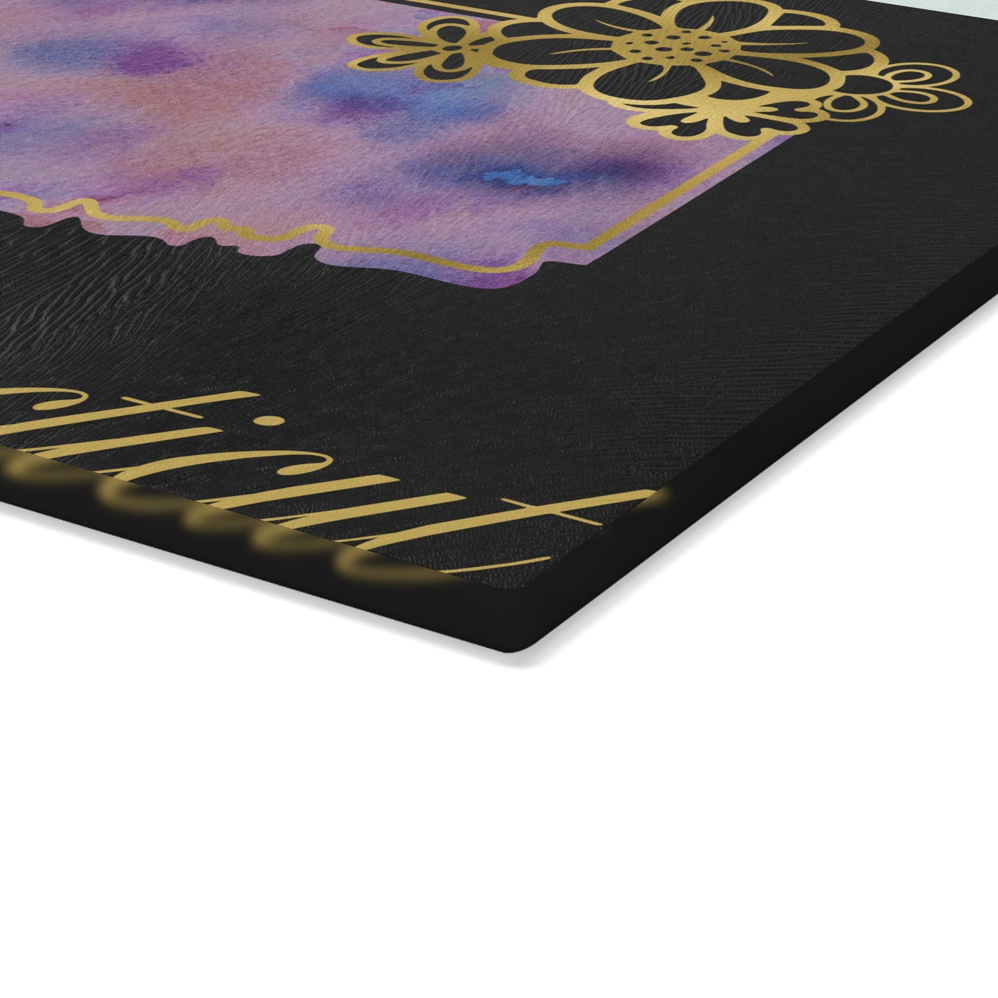 🌸 Connecticut Floral State Cutting Board – Elegant East Coast Charm for Your Kitchen 💜