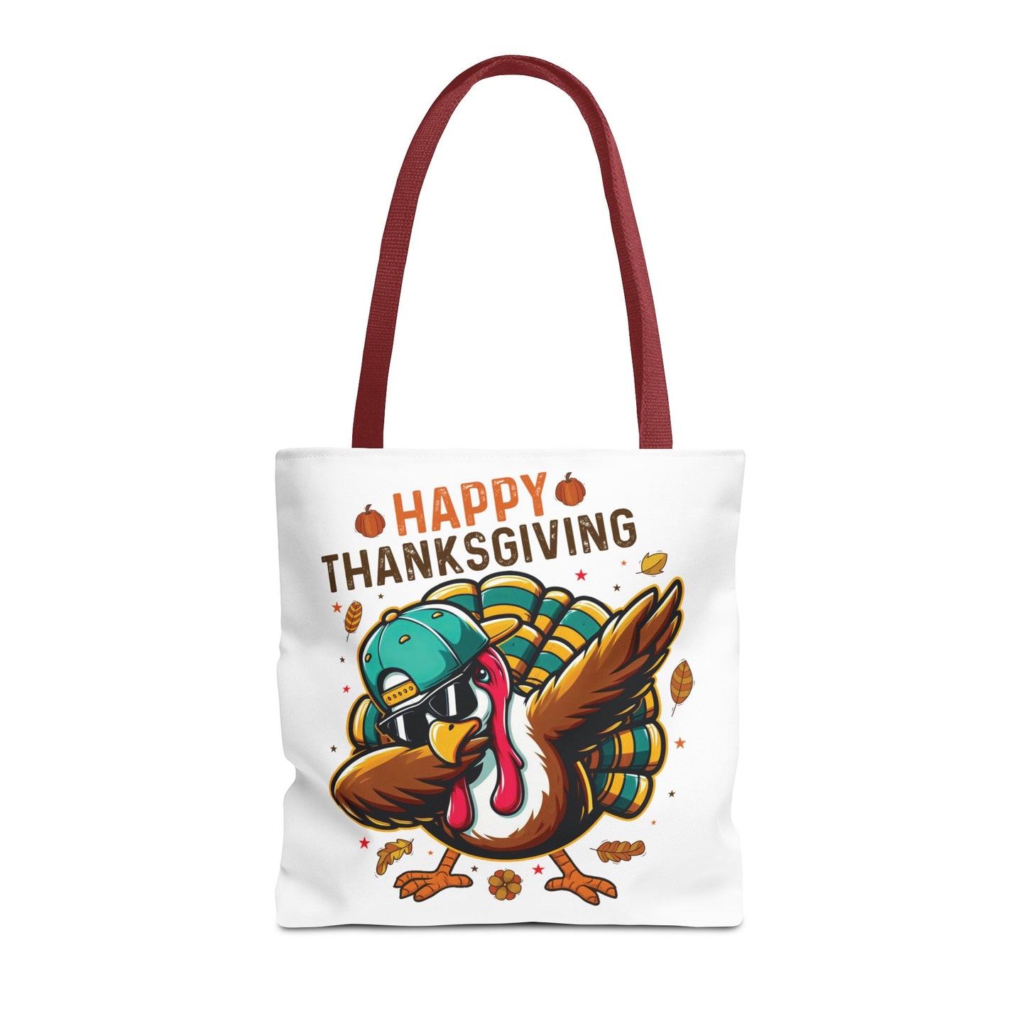 🦃 Dabbing Turkey Tote Bag – Thanksgiving Swagger with Holiday Humor
