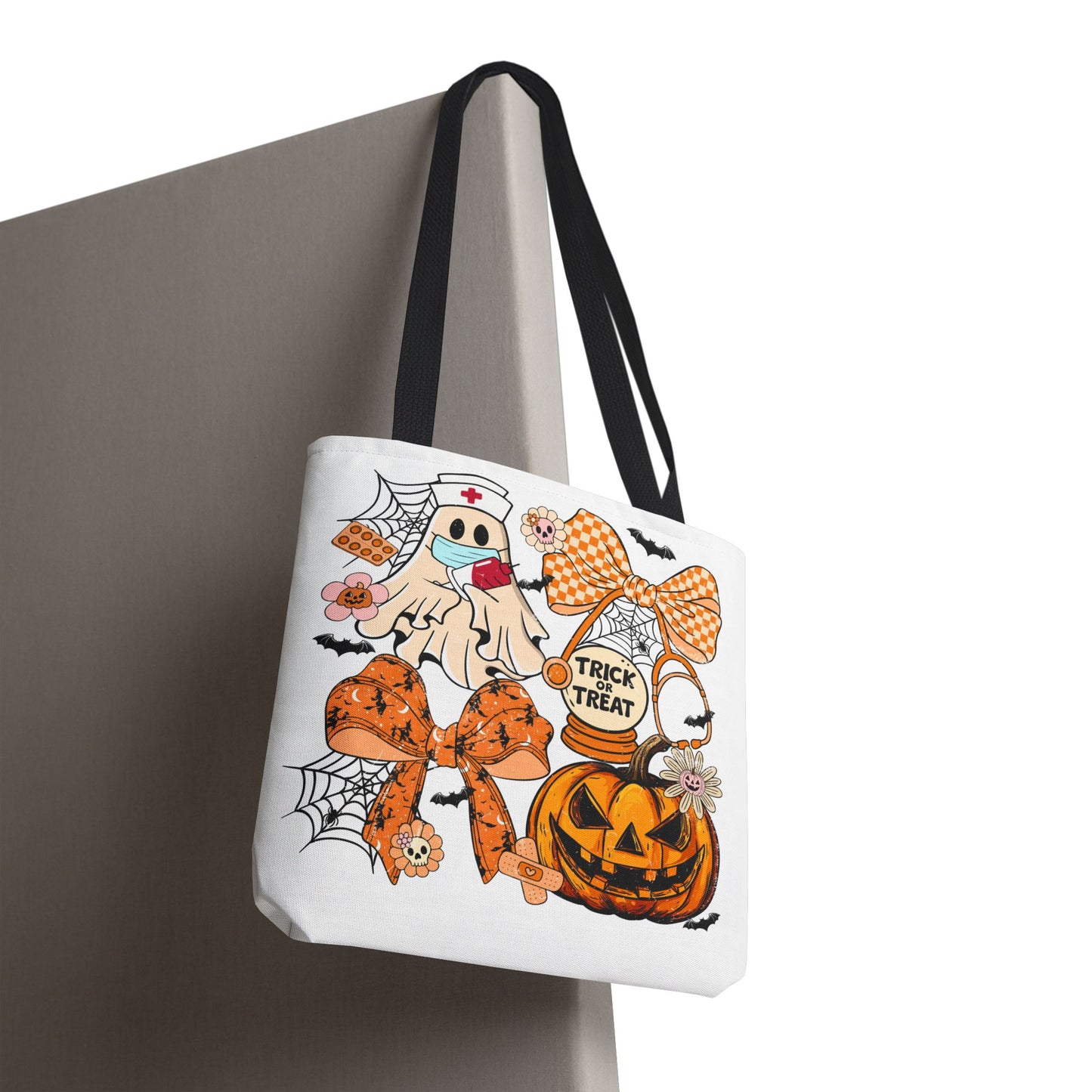 ๐ฉบ Nurse Ghost Tote Bag โ Spooky Season Meets Healthcare Heroes ๐ป๐