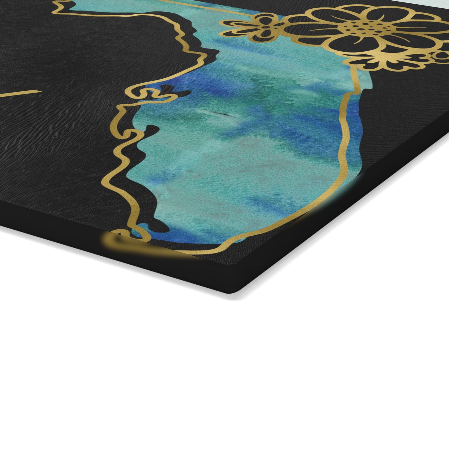 🌴 Florida State Floral Cutting Board – Sunshine State Elegance for Your Kitchen