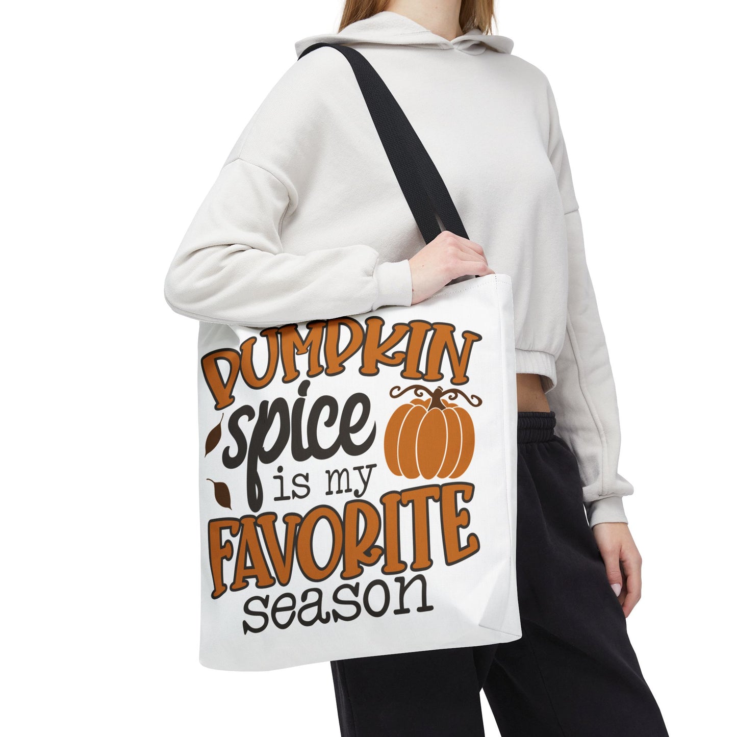 ๐ Pumpkin Spice Is My Favorite Season Tote Bag โ Fall Vibes You Can Carry ๐๐