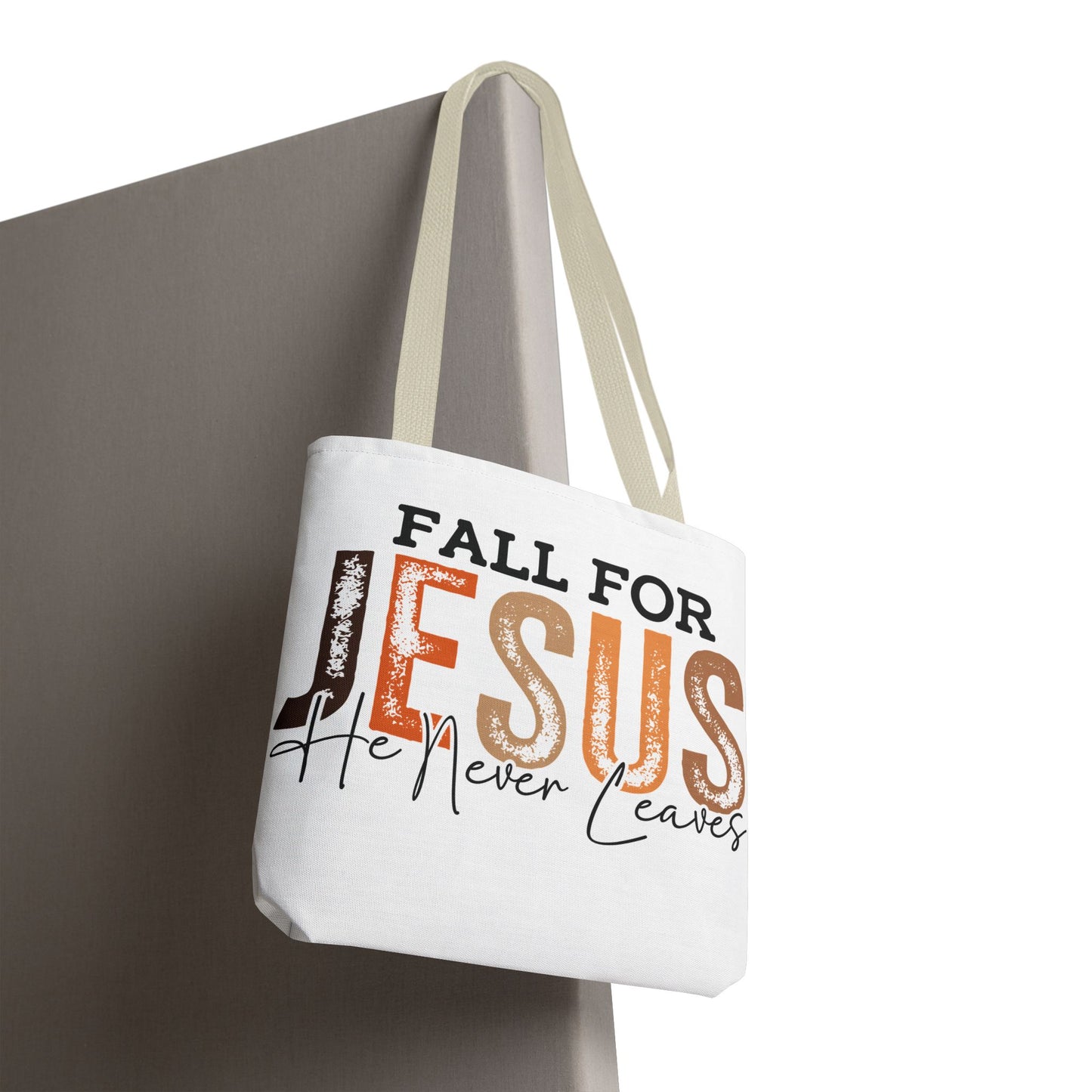 🙏 Fall for Jesus Tote Bag – Faith, Style & Autumn Charm 🍂👜