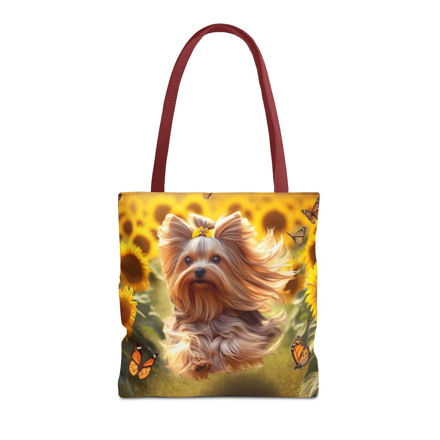 Adorable bolso de mano Yorkie: ¡perfecto para los amantes de los perros en movimiento!