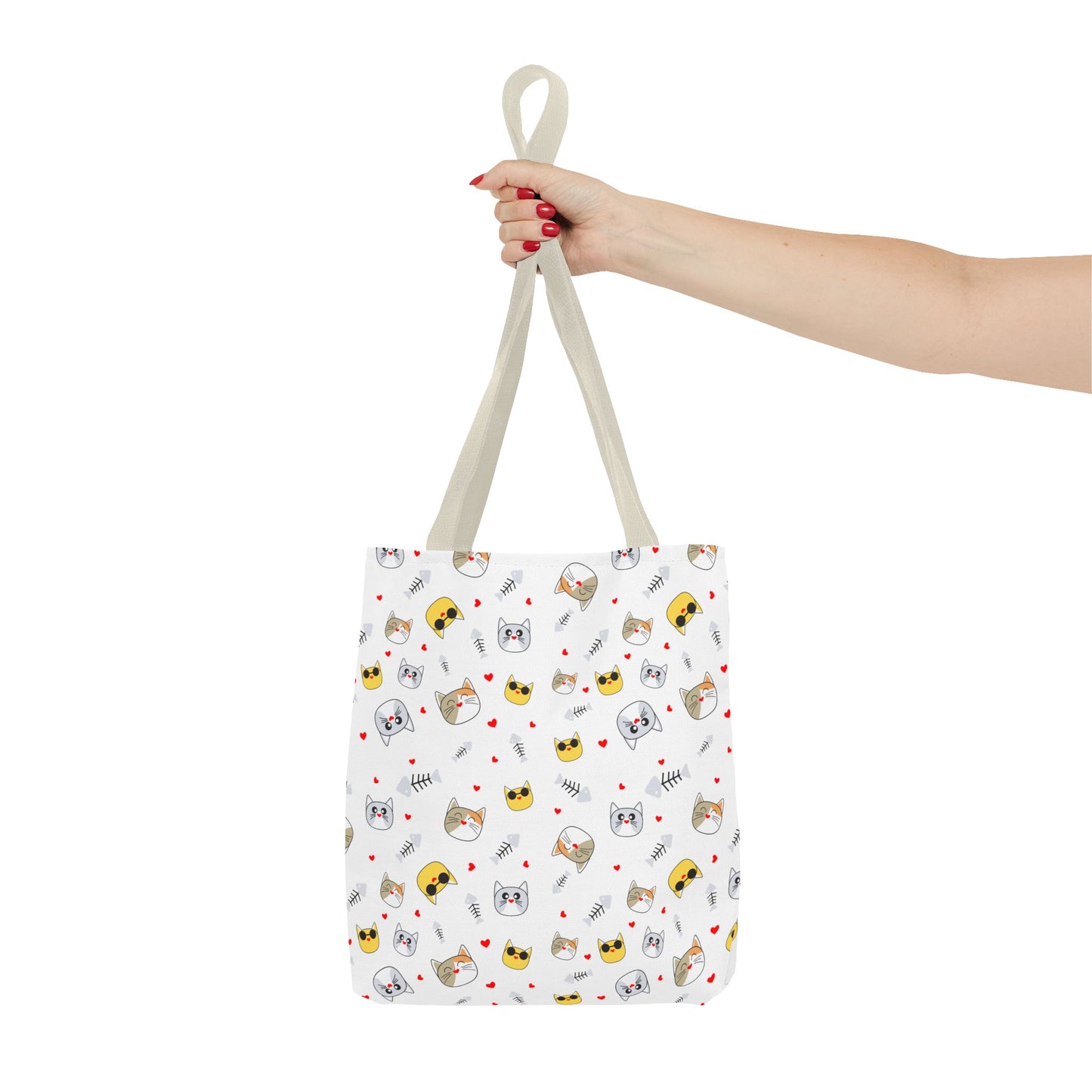 Encantador bolso de mano para amantes de los gatos: duradero, espacioso y perfecto para ir de compras, trabajar o las aventuras cotidianas.
