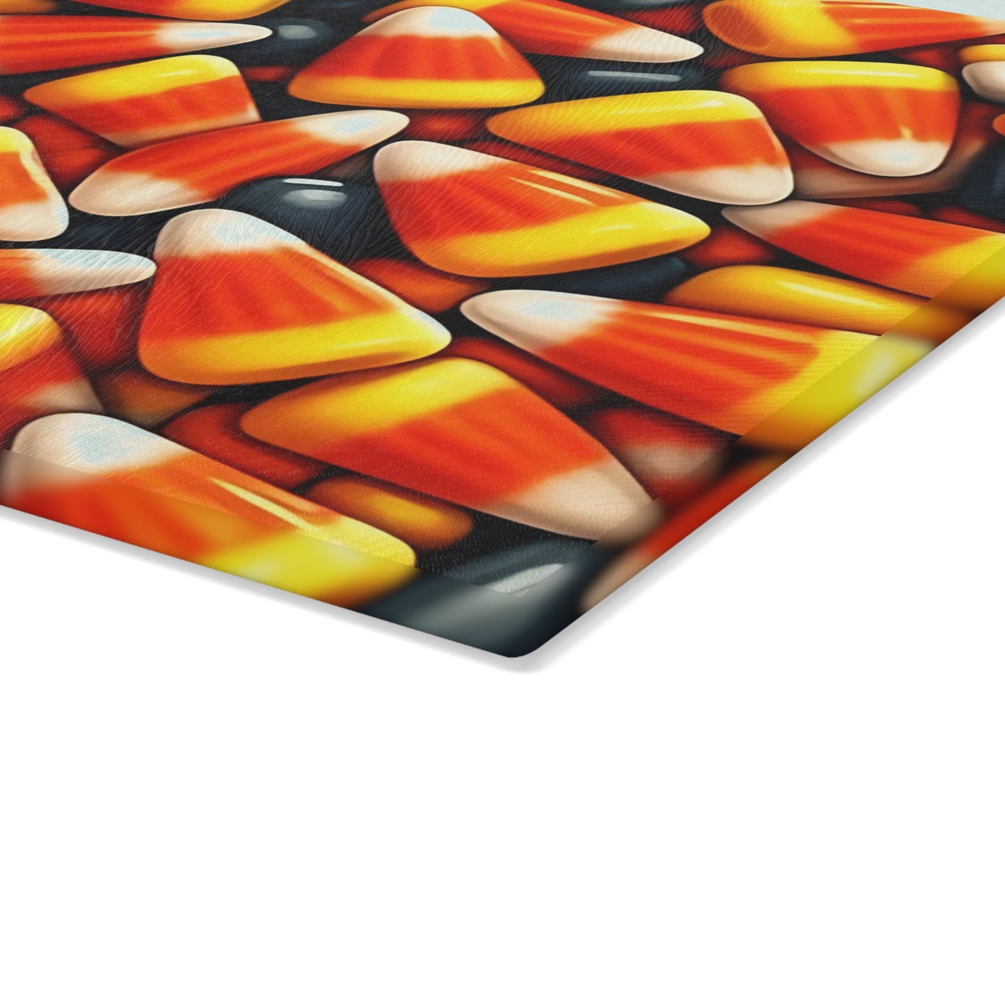 🎃🍬 Candy Corn Chaos Cutting Board – Sweet Halloween Fun for Your Kitchen 🕸️👻