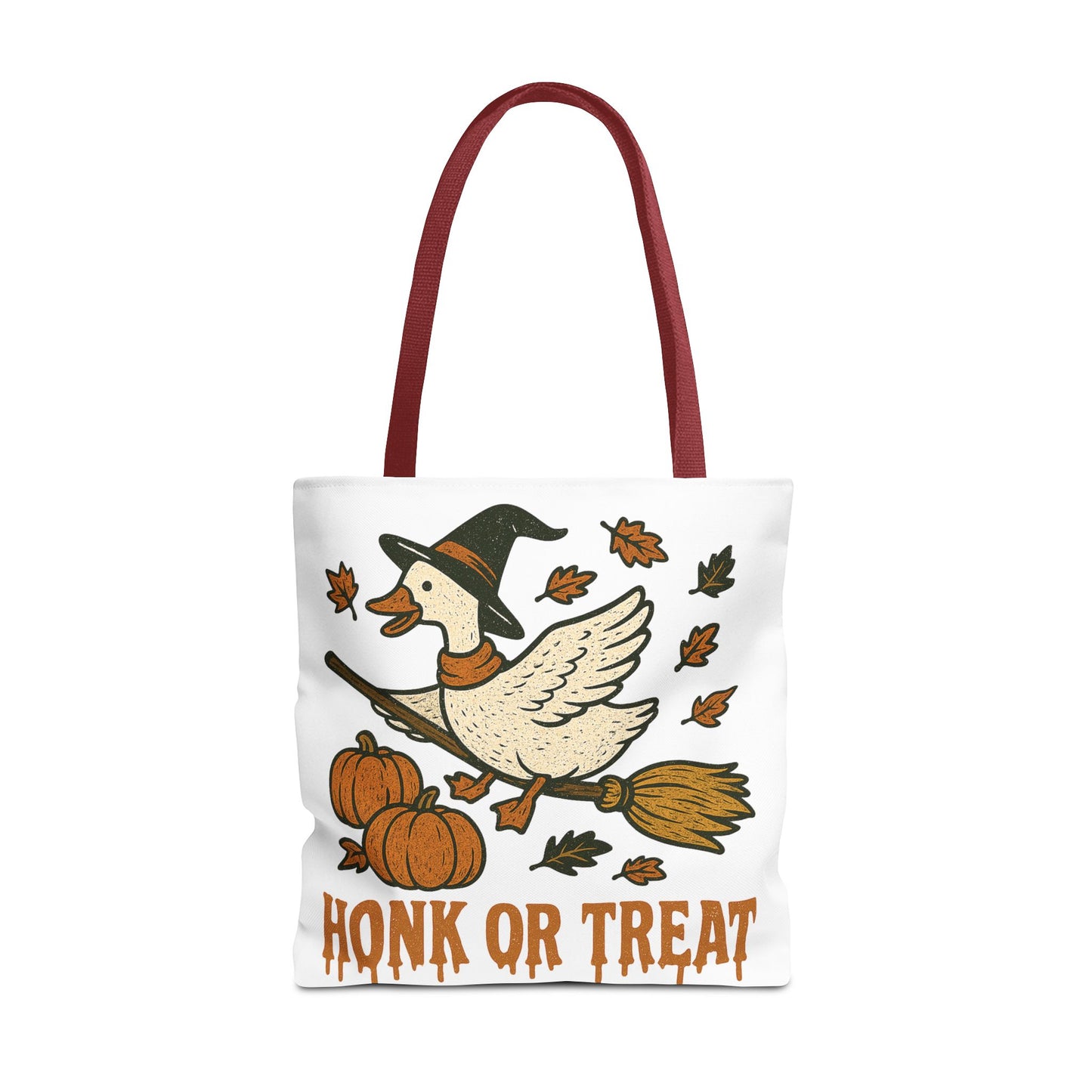 ๐ช Honk or Treat Goose Halloween Tote Bag โ Witchy Whimsy for Spooky Season ๐๐