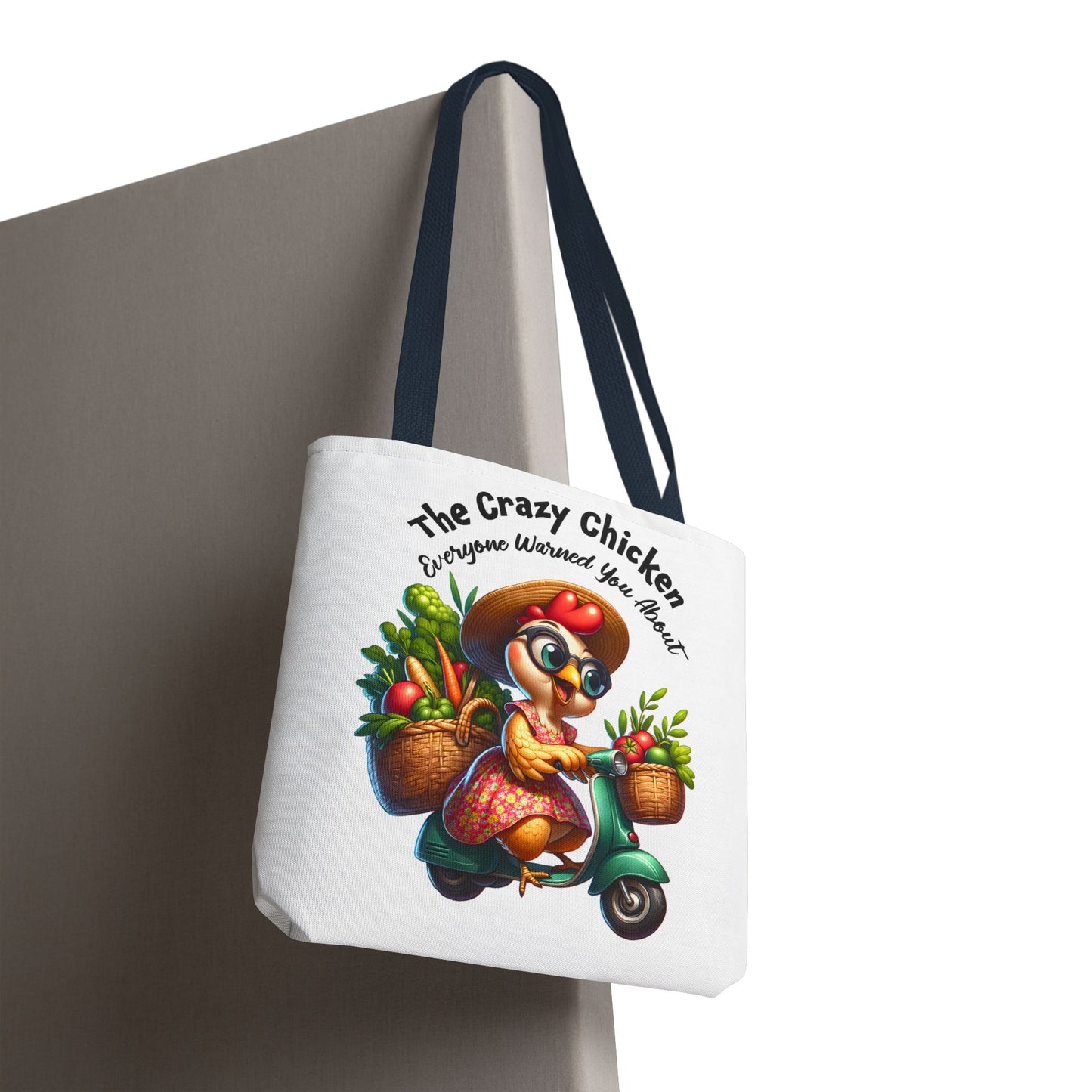Bolsa de compras divertida con diseño de pollo: un encantador diseño de granja fresca 🐔