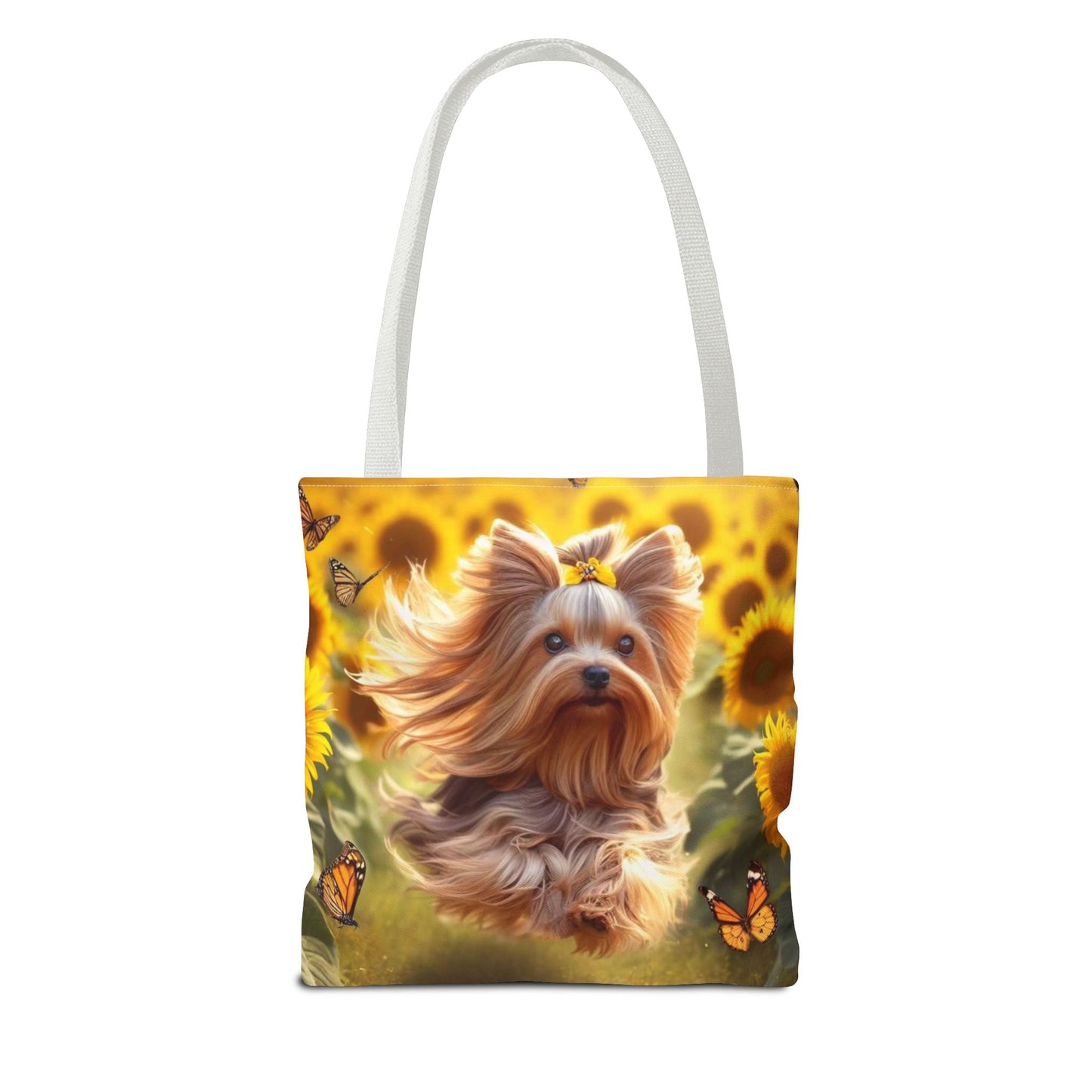 Adorable bolso de mano Yorkie: ¡perfecto para los amantes de los perros en movimiento!