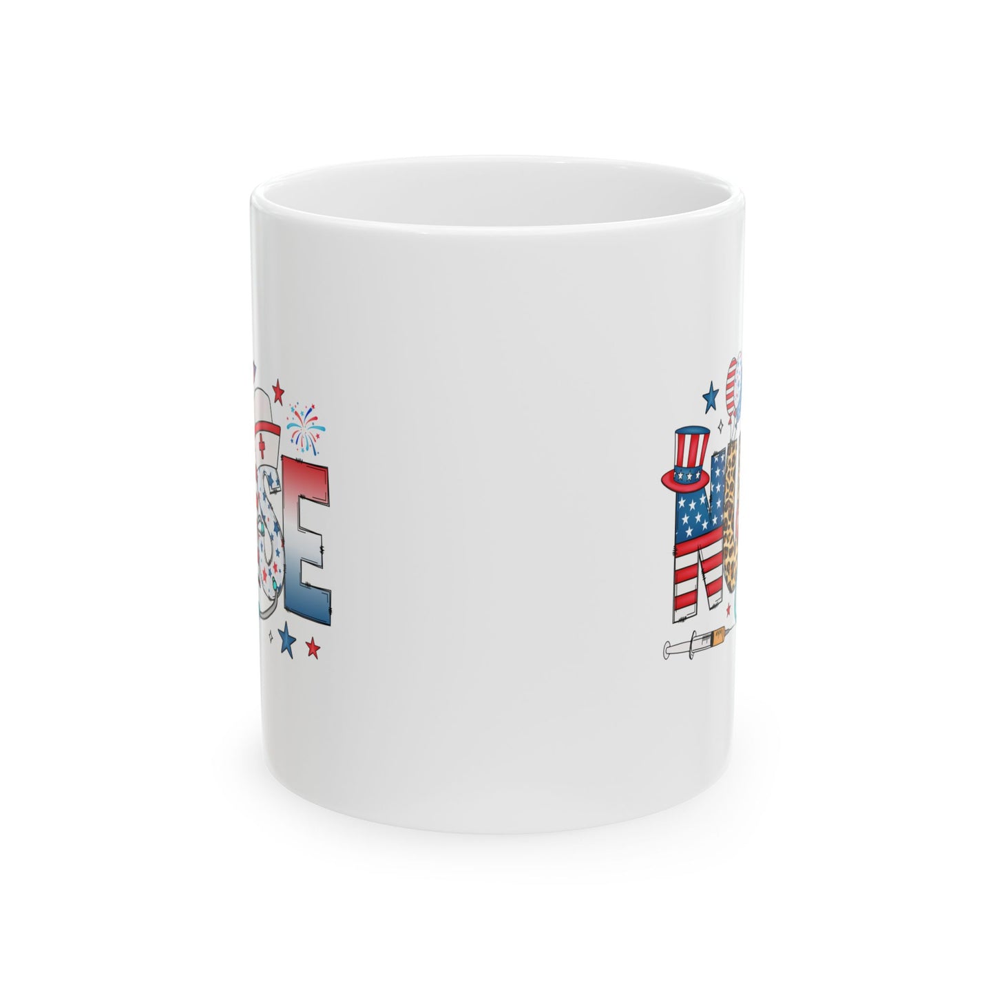 Taza de Enfermera Estadounidense de EE. UU.: ¡Un homenaje patriótico a nuestros héroes de la salud! 🩺