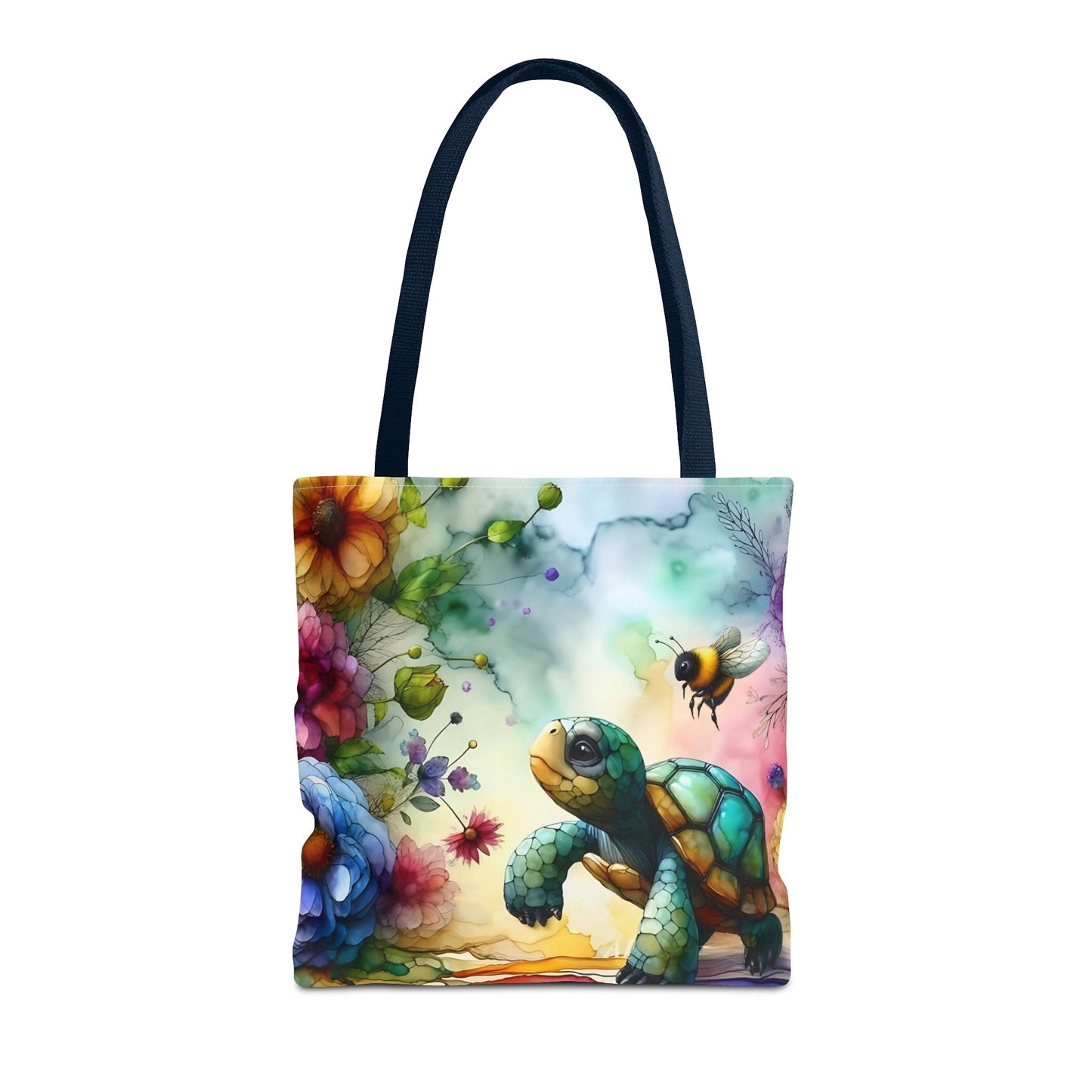 Bolsa de mano - Diseño de tortugas coloridas