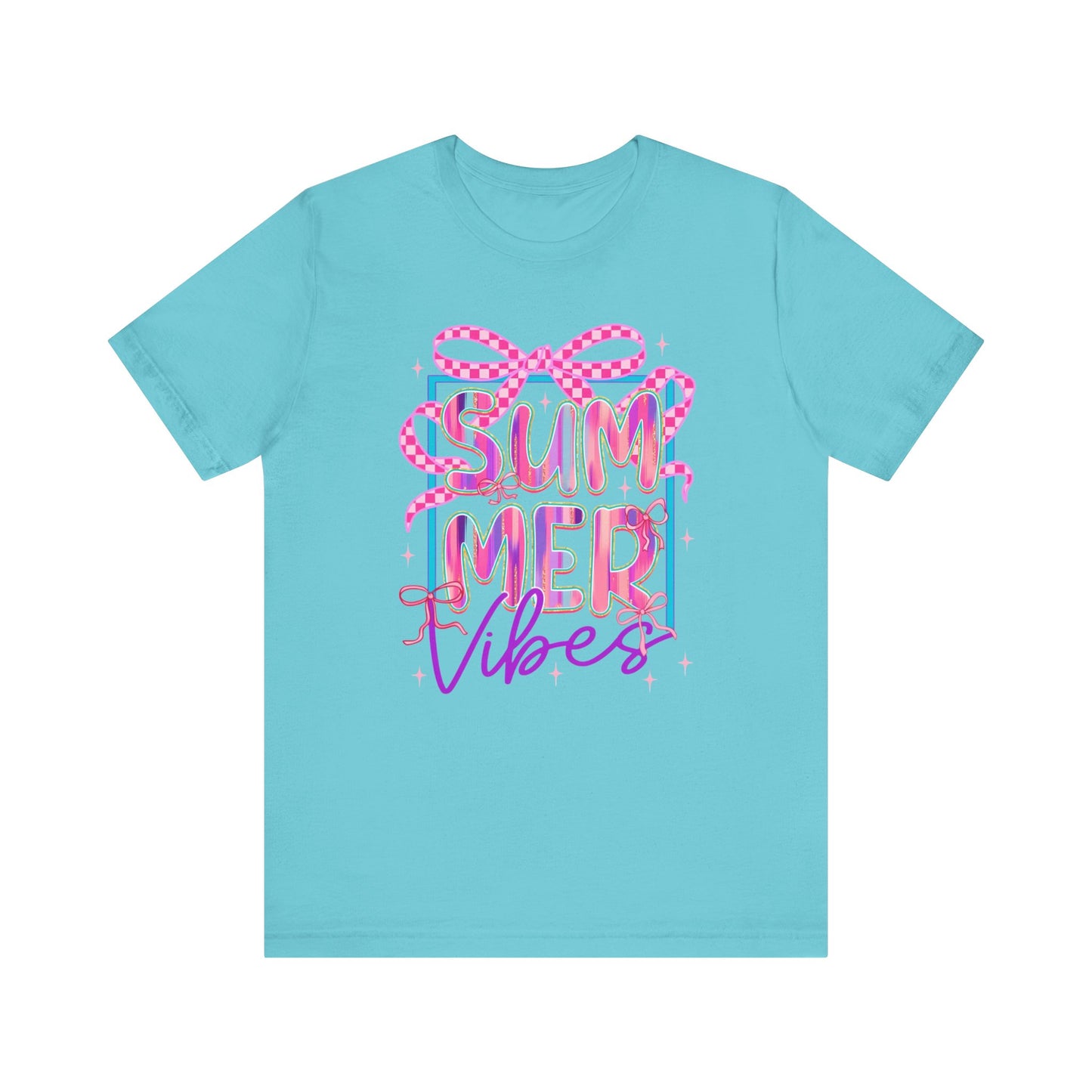 ☀️ Camiseta Summer Vibes: una camiseta gráfica bonita y cómoda para días de playa, barbacoas y vacaciones.