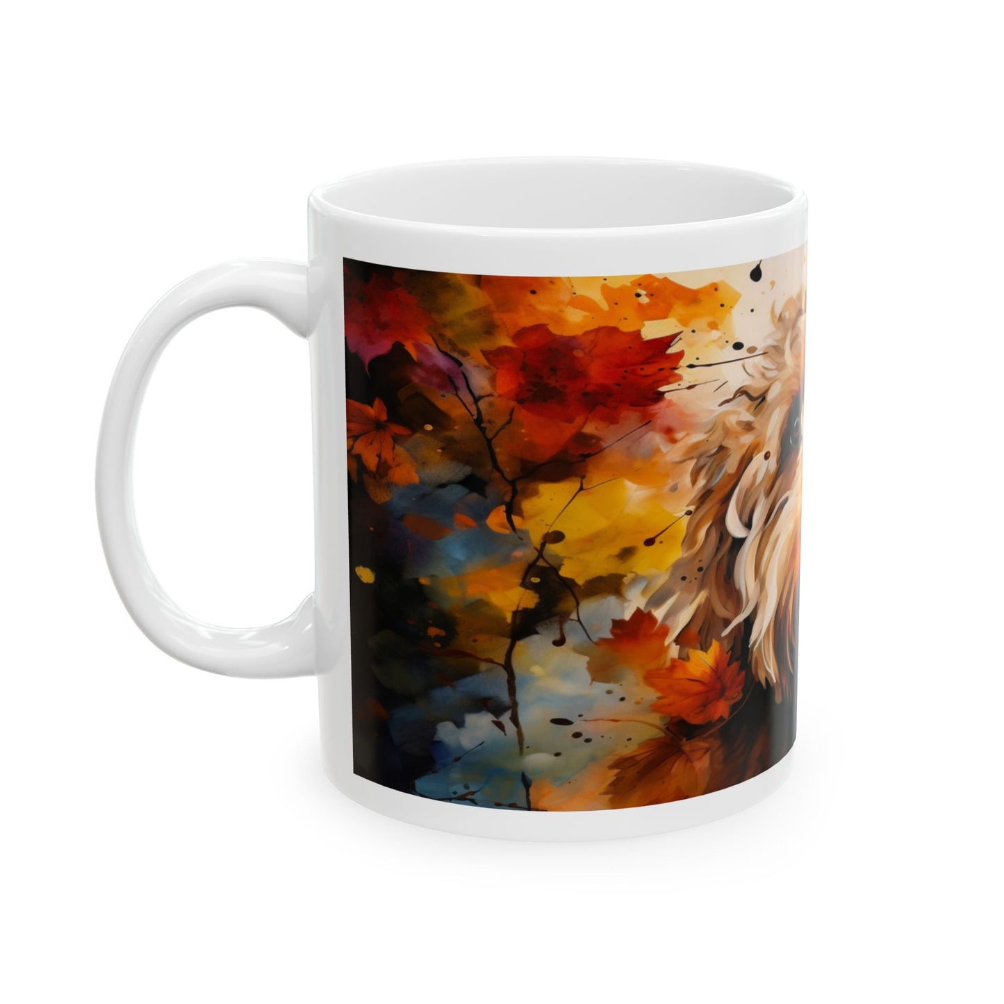 Taza de Labradoodle: ¡Un toque colorido de alegría y amor!