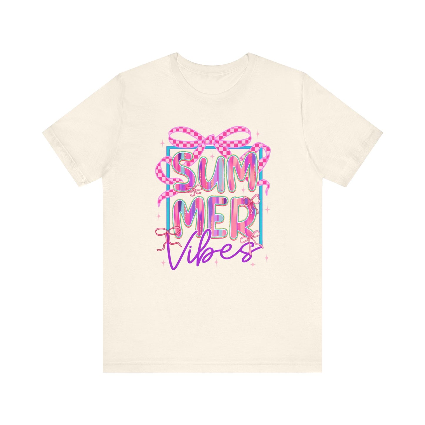 ☀️ Camiseta Summer Vibes: una camiseta gráfica bonita y cómoda para días de playa, barbacoas y vacaciones.