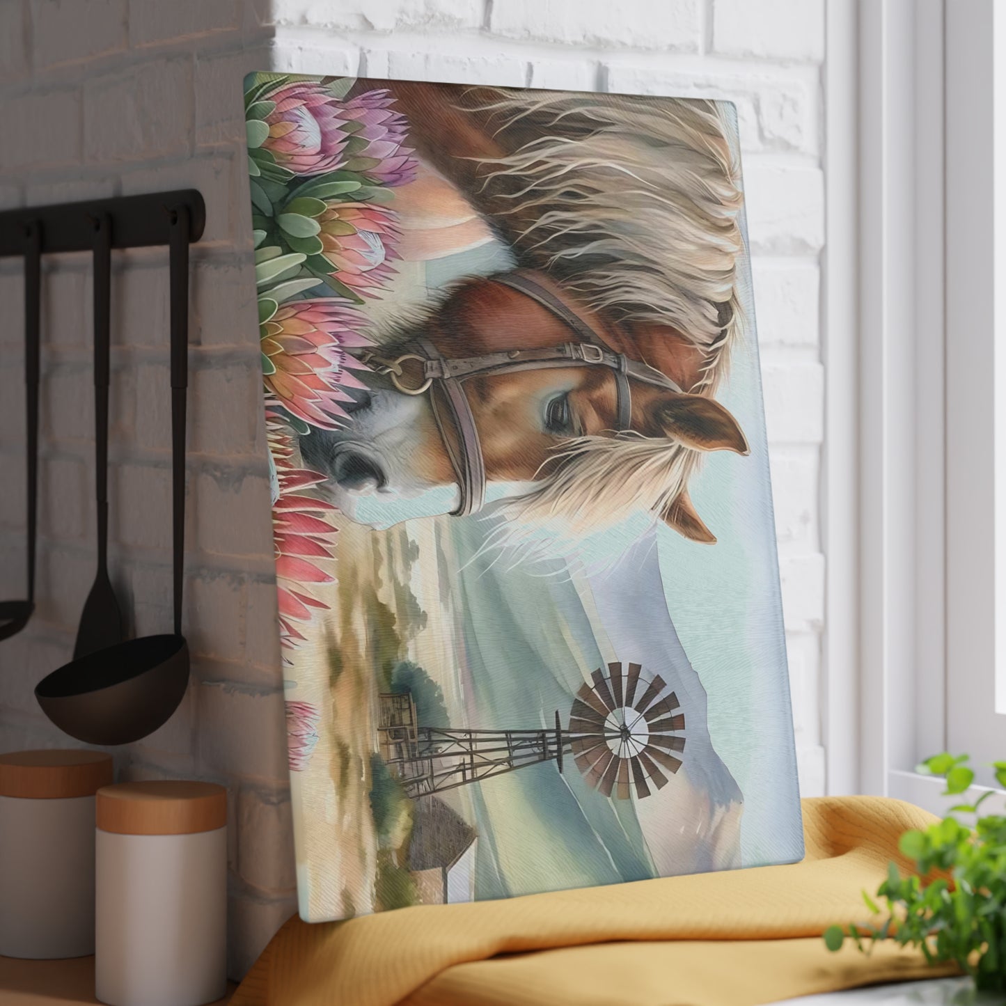 Horse cutting board, Farmhouse kitchen decor, Equestrian gift, Rustic kitchen gift, Horse lover decor, Charcuterie Board, unique accessory