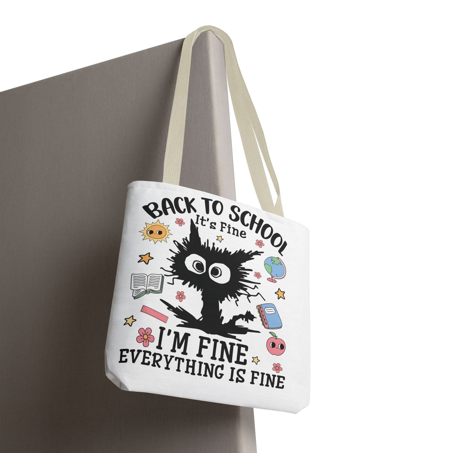 👀 I See Smart People Tote – Kawaii School Vibes with a Clever Twist 🍎