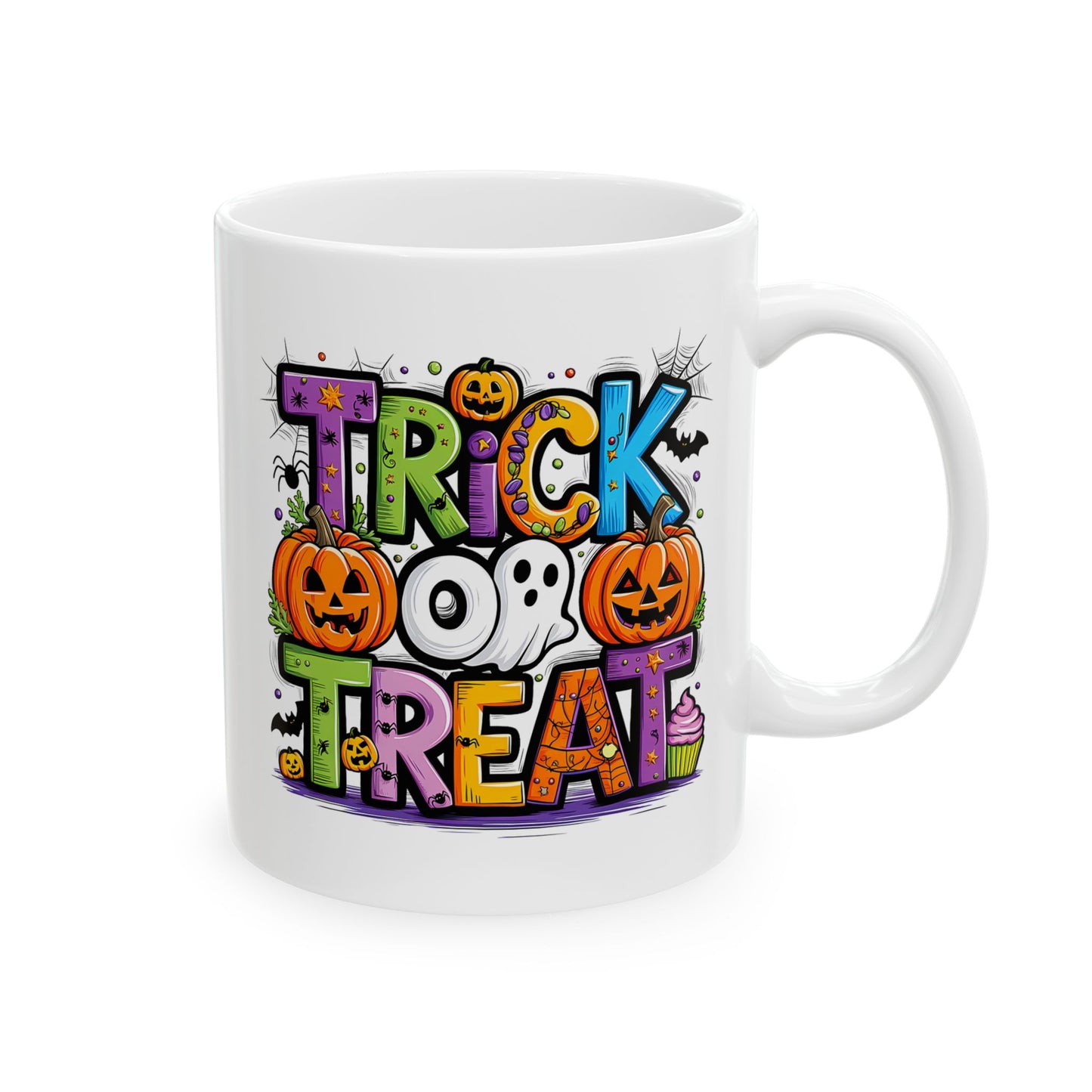 🎃 Trick or Treat Halloween Mug – Spooky Sips for Haunted Nights 👻