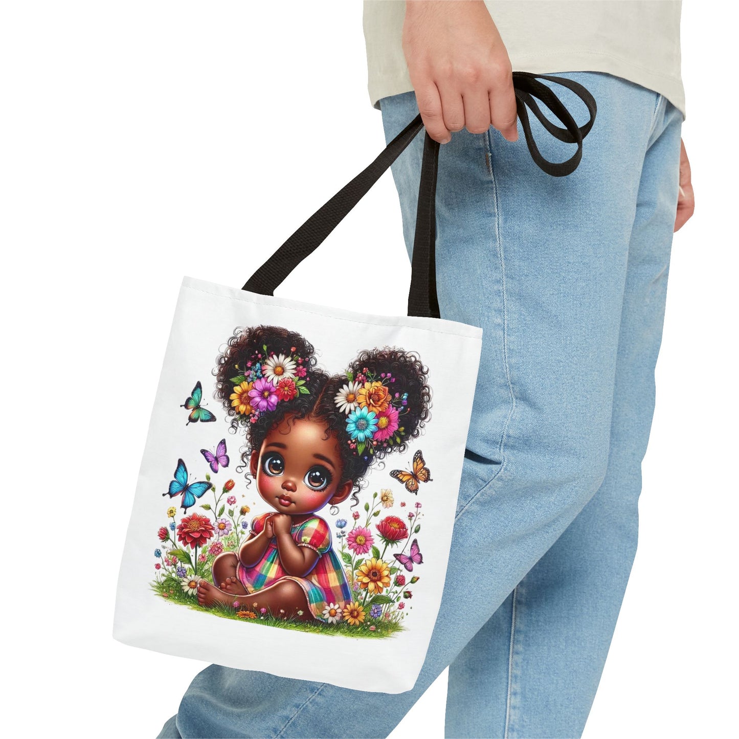 🌸 Niña de las Flores – Bolso de mano adorable y colorido para todas las edades 🌼