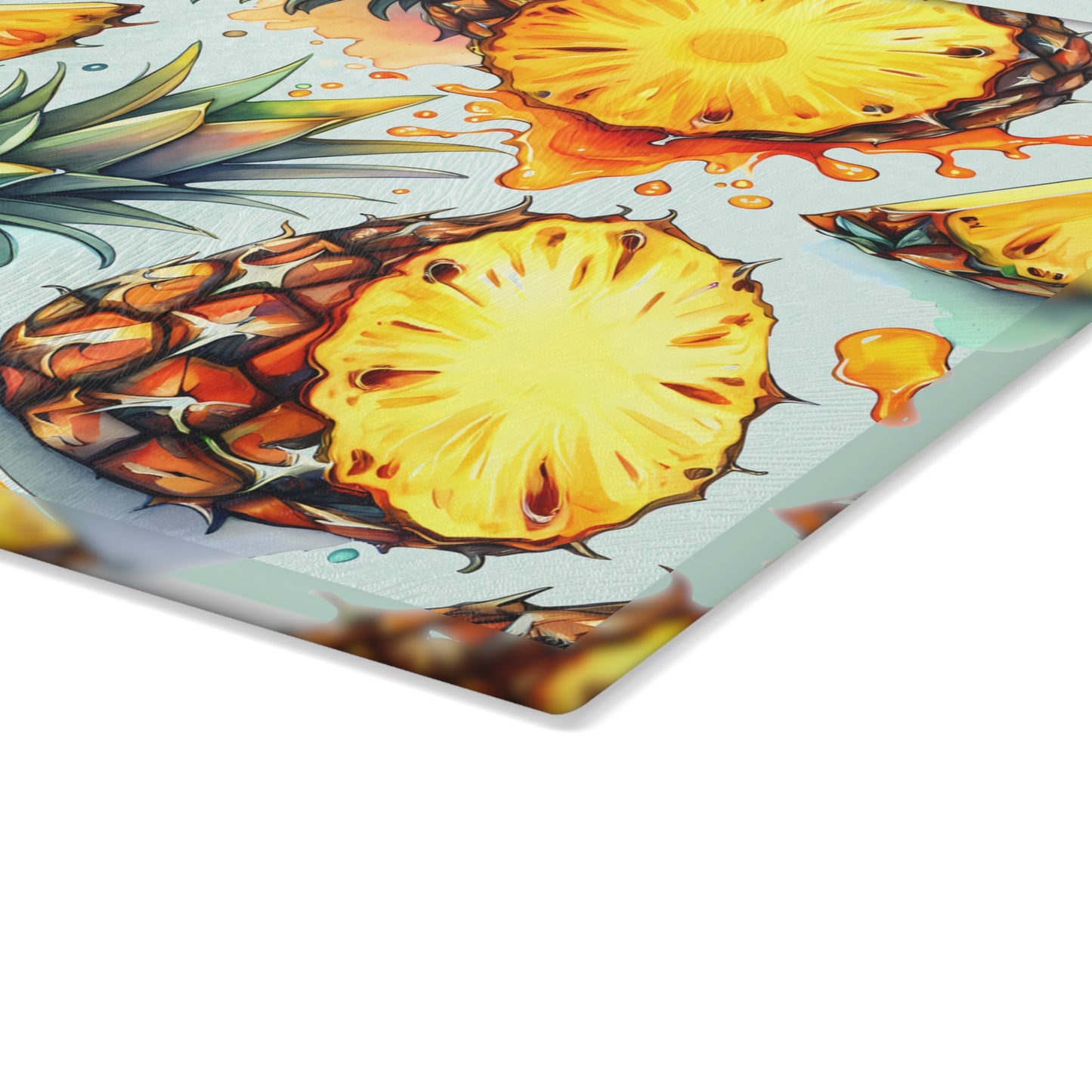 Tabla de cortar con diseño de piña: un toque isleño y jugoso para tu cocina