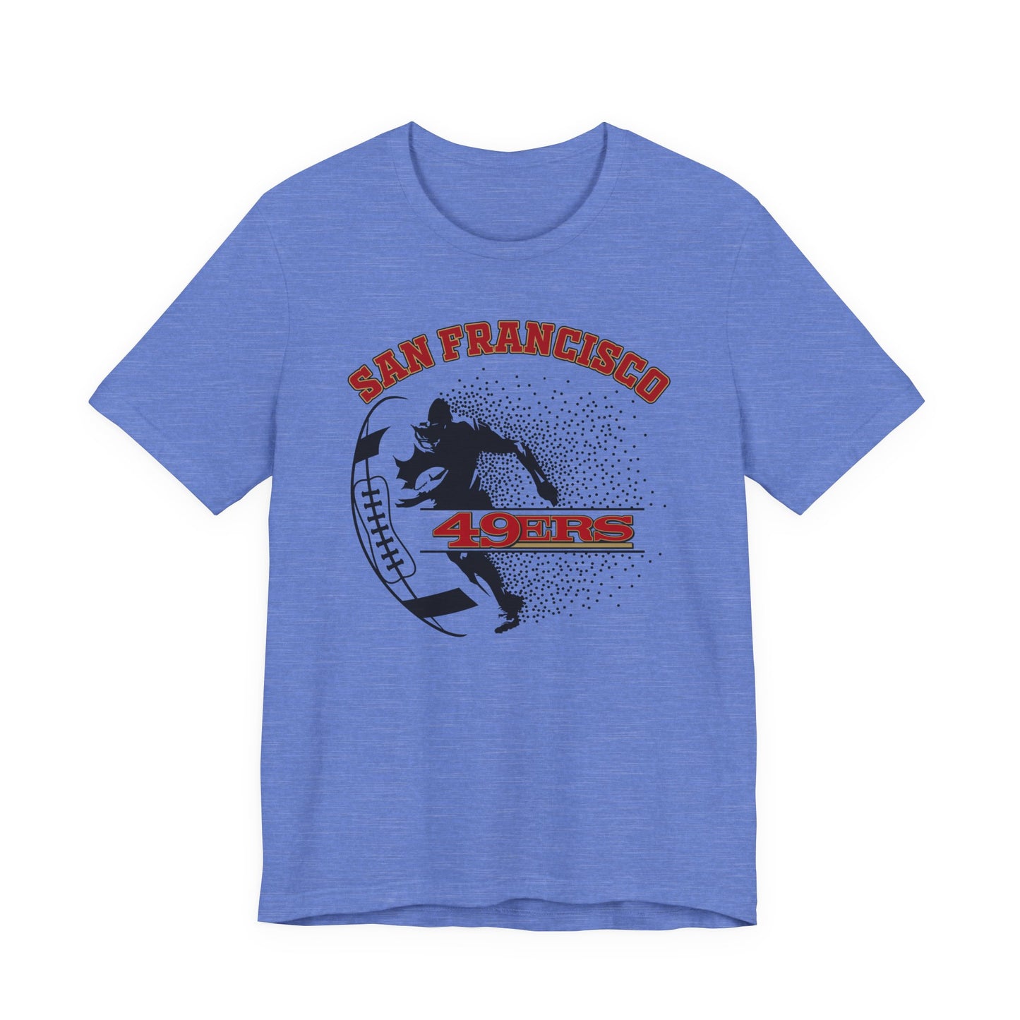 ๐ฅ Bold Red & Black Jersey Graphic Tee โ Vintage Vibes for Every Fan ๐ฏ